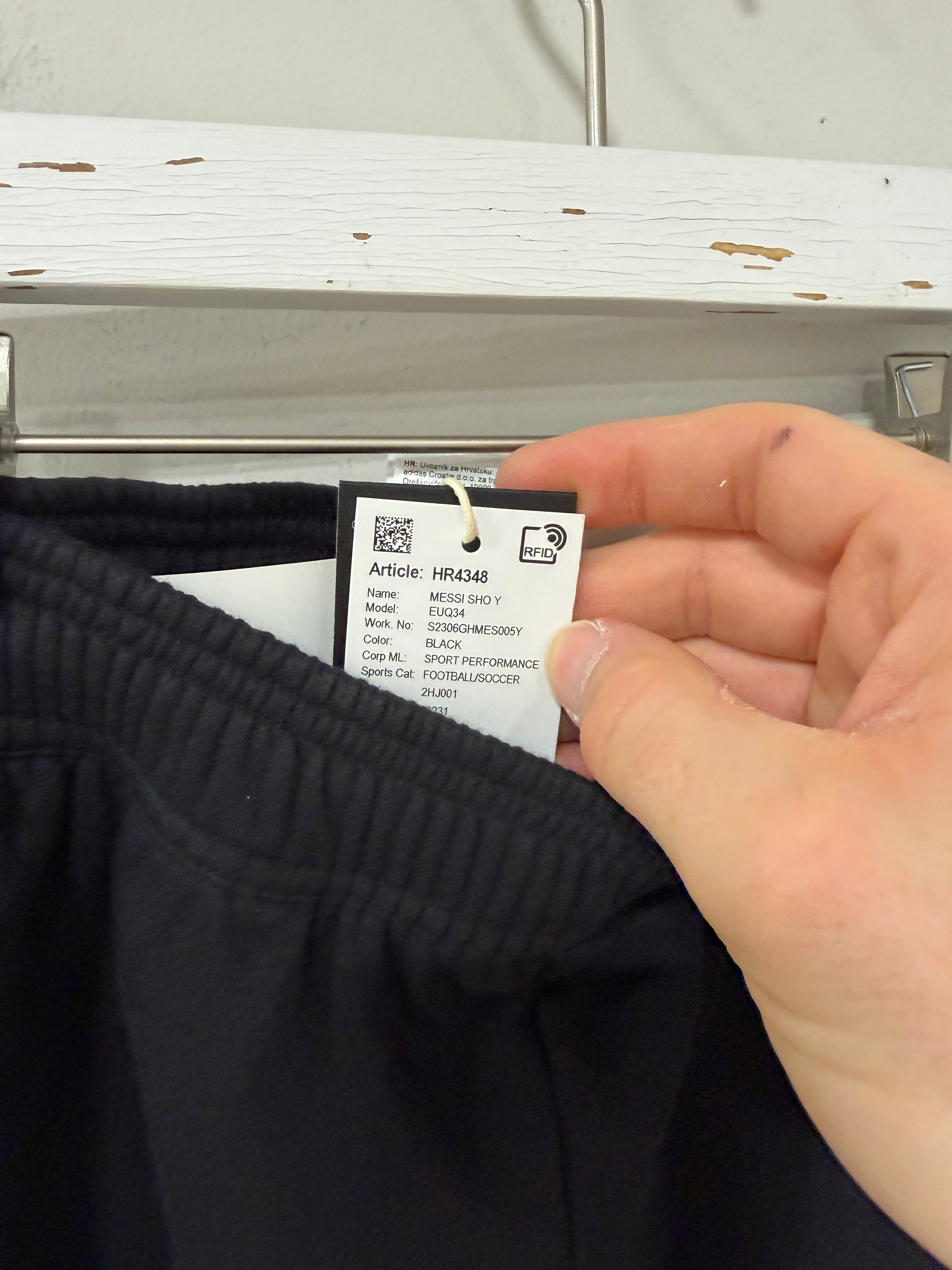 Adidas Messi Shorts Youth – Black