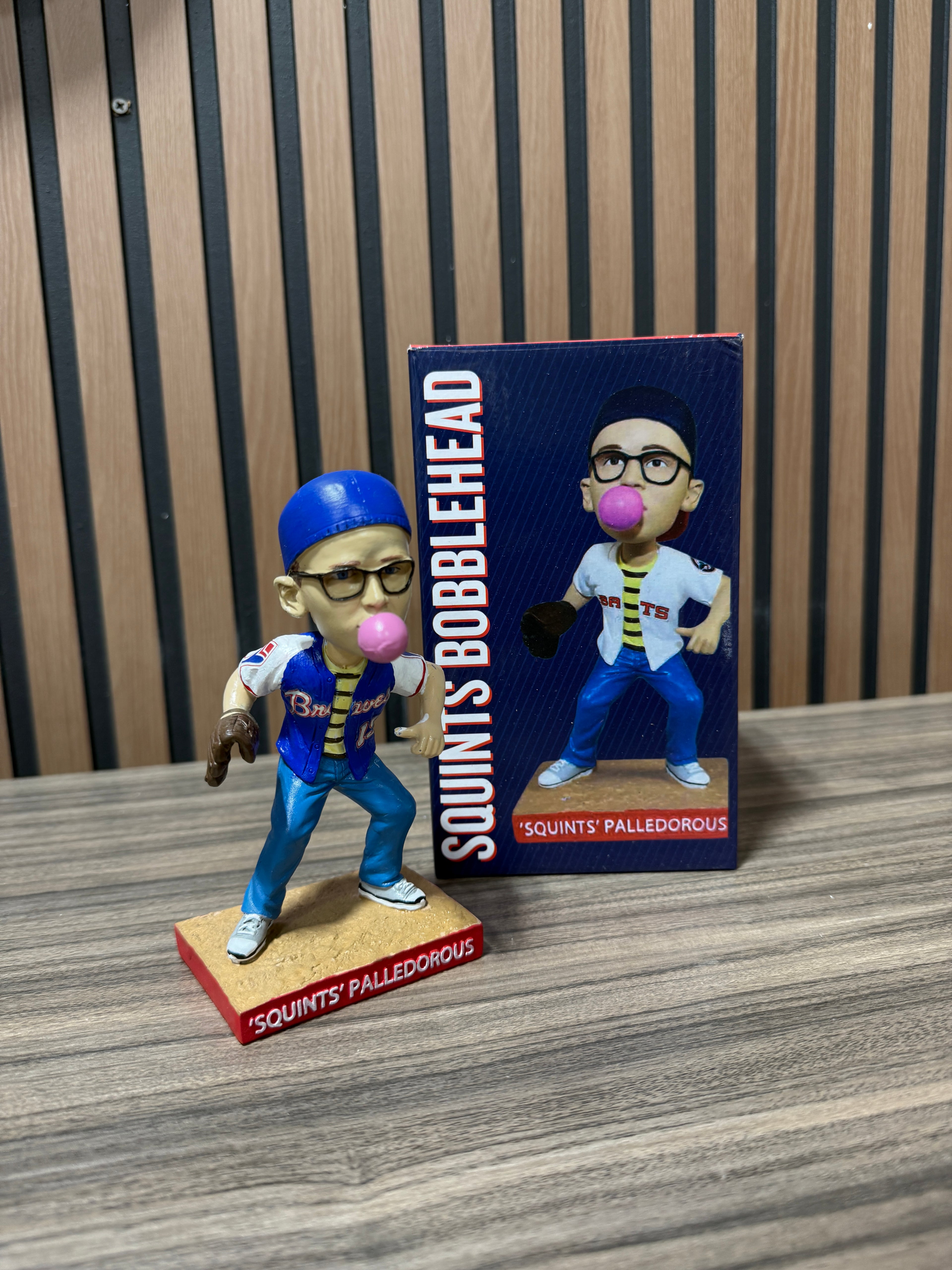 Squints Palledorous The Sandlot Custom Braves Bobblehead