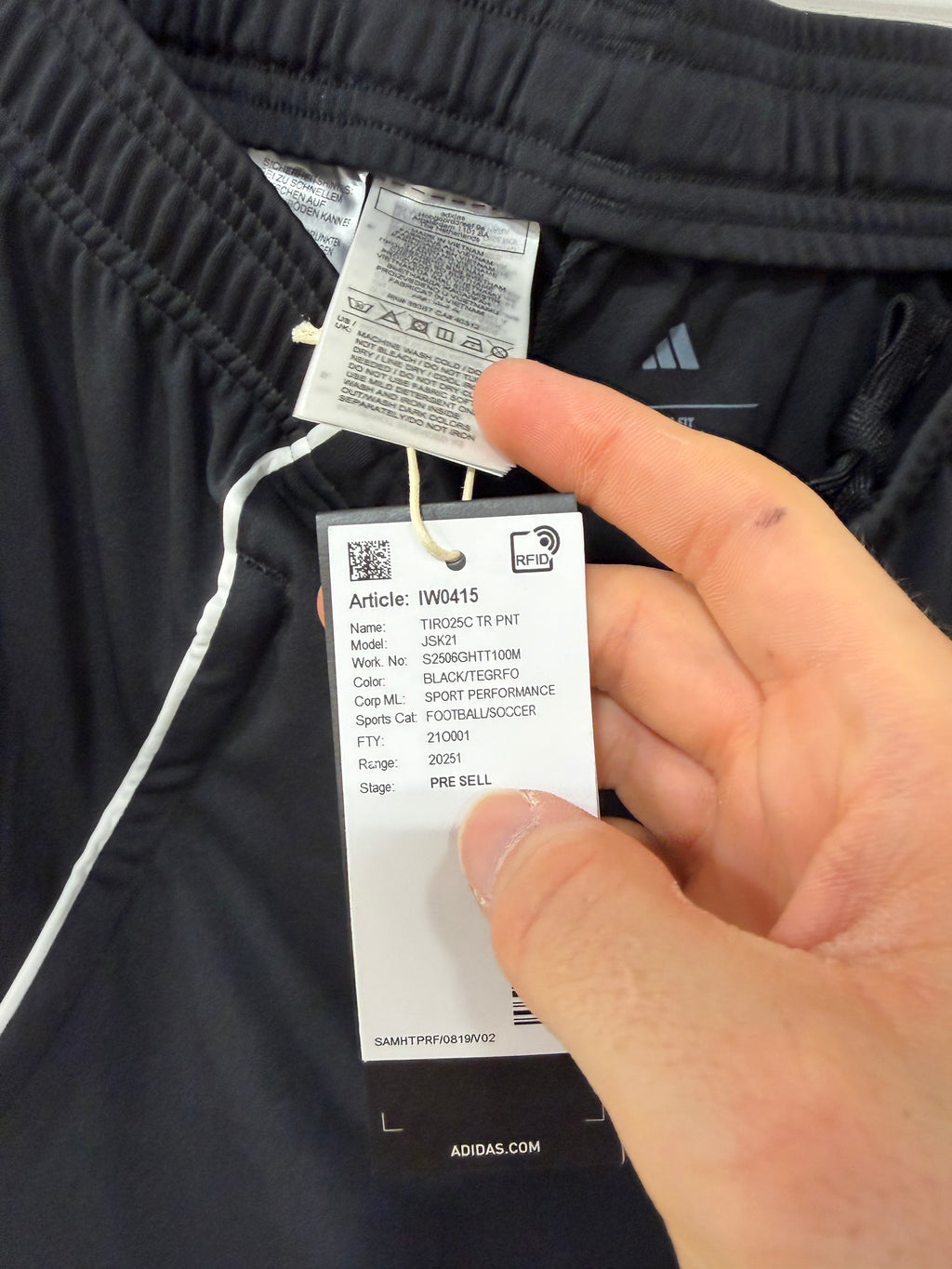 Adidas Tiro 25 Track Pants Size Mens Medium