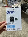 onn. 32GB microSDHC Flash Memory Card with Adapter