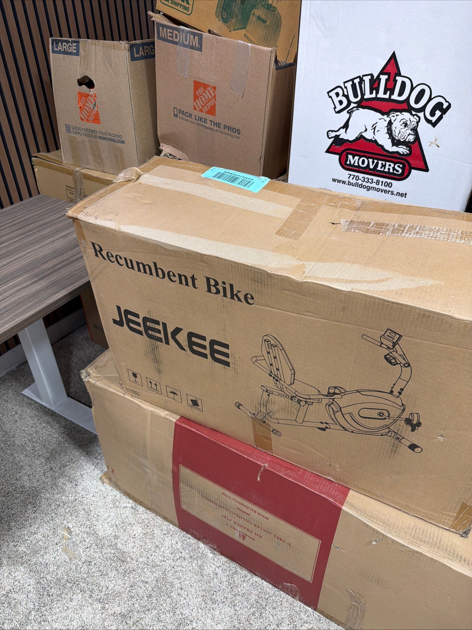 JEEKEE Recumbent Exercise Bike for Adults Seniors - Indoor Magnetic Cycling