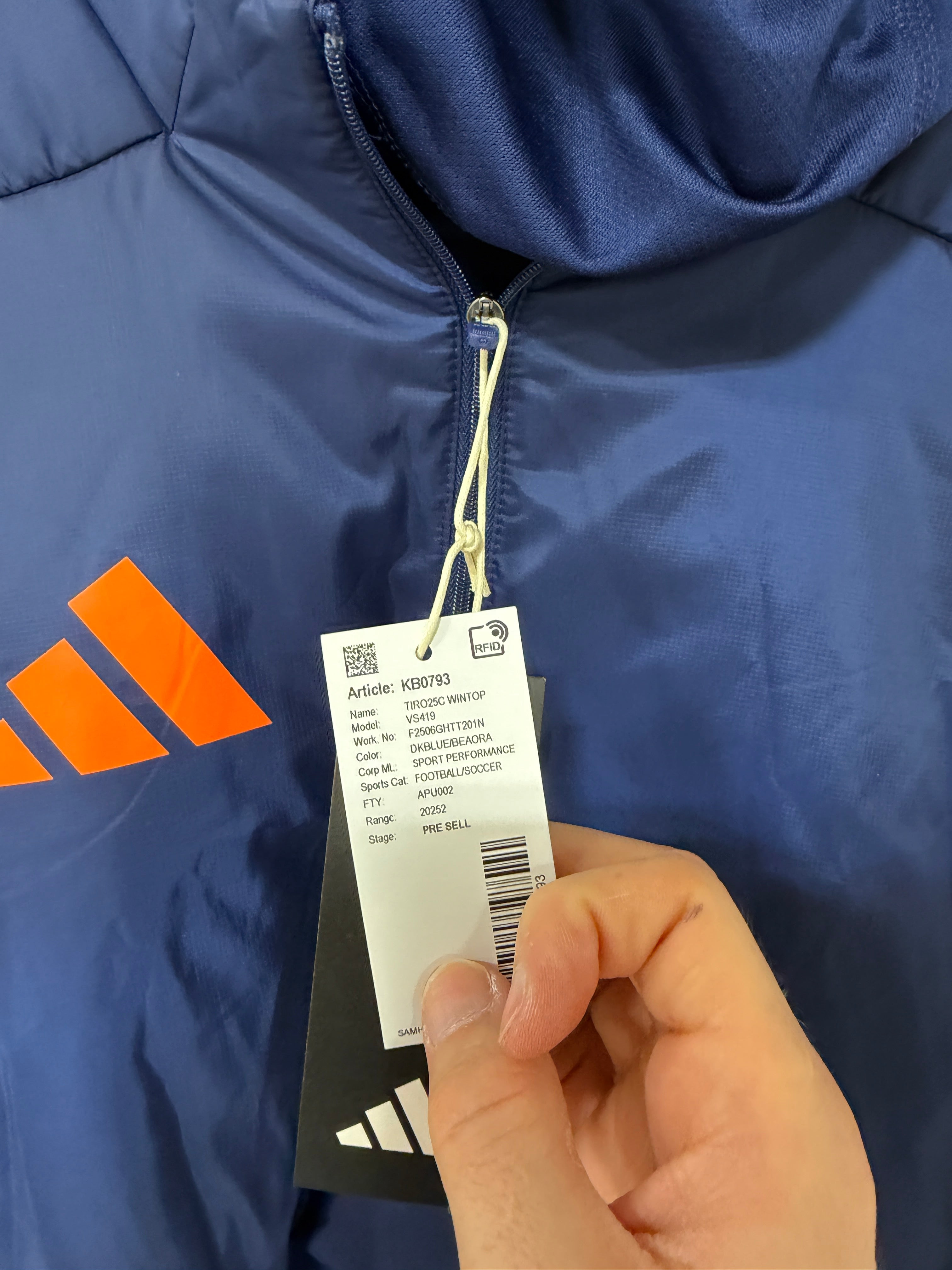 Adidas Tiro 25 Winter Jacket Mens Size Medium