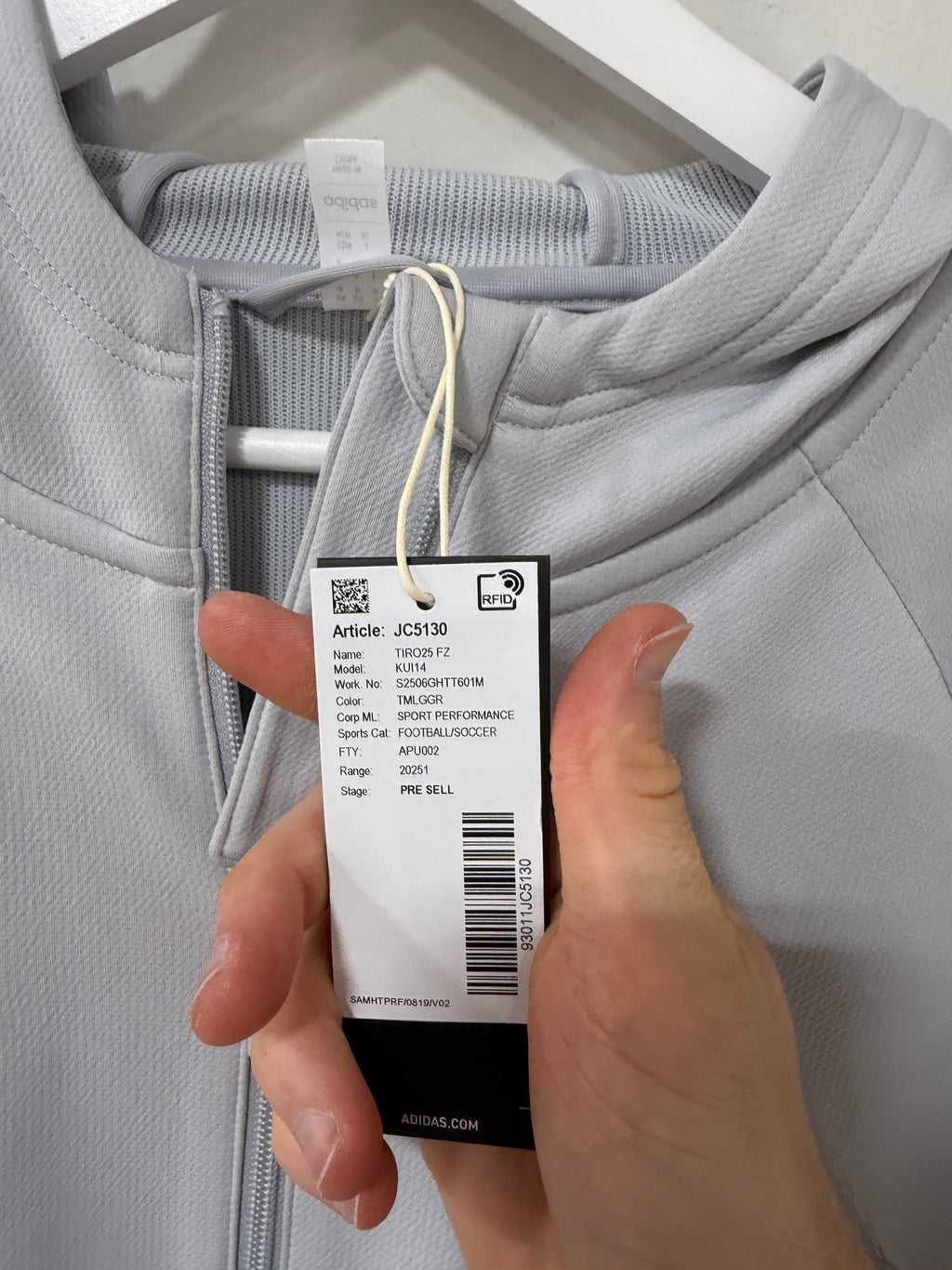Adidas Tiro 25 Full-Zip Hoodie