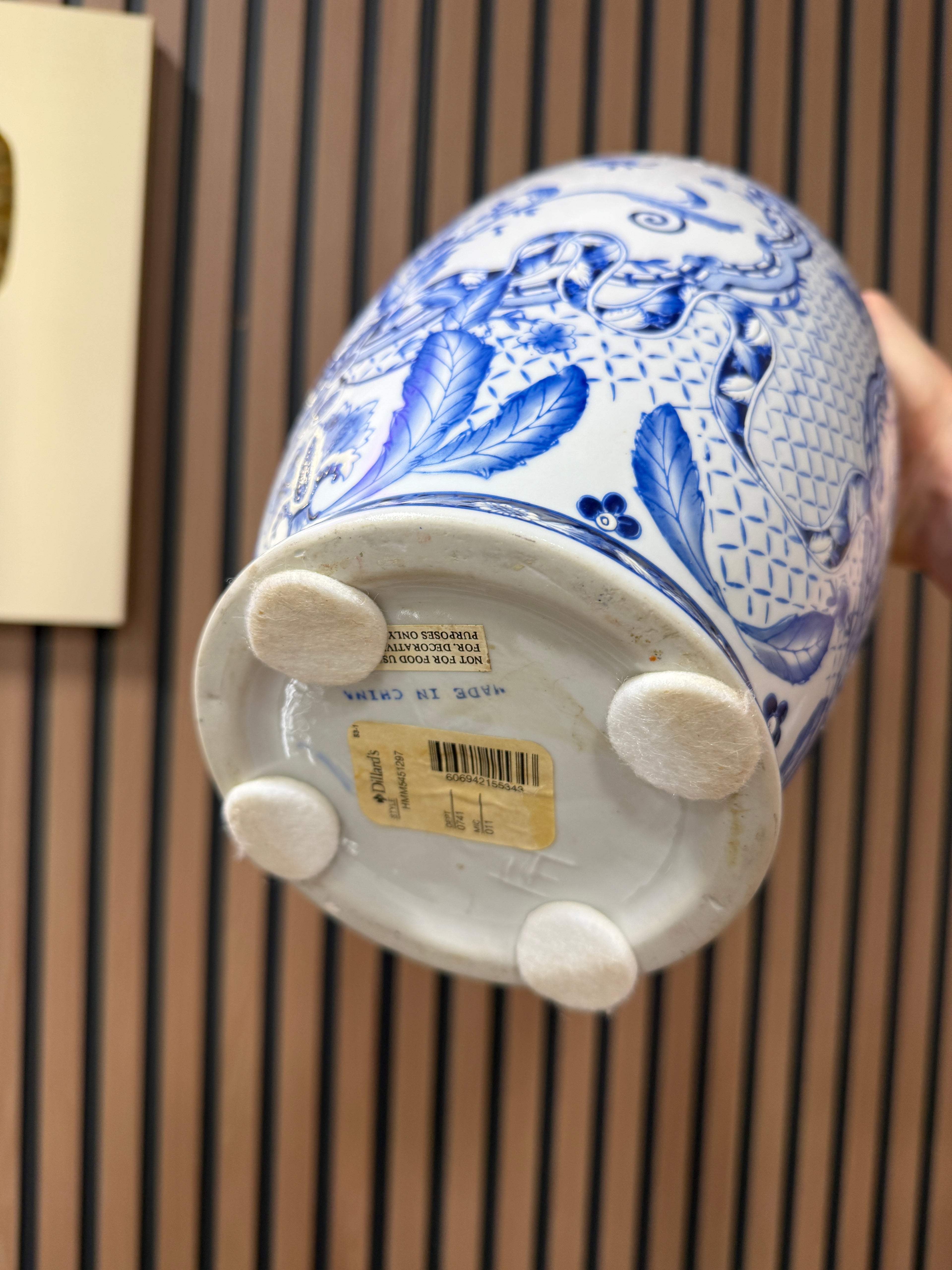 Blue And White Chinese Vase