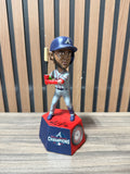 SIGNED Ozuna Bobblehead painted