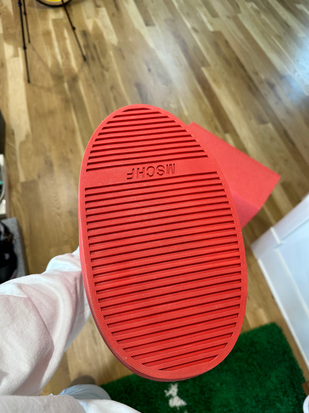 MSCHF Big Red Boot Sz 9