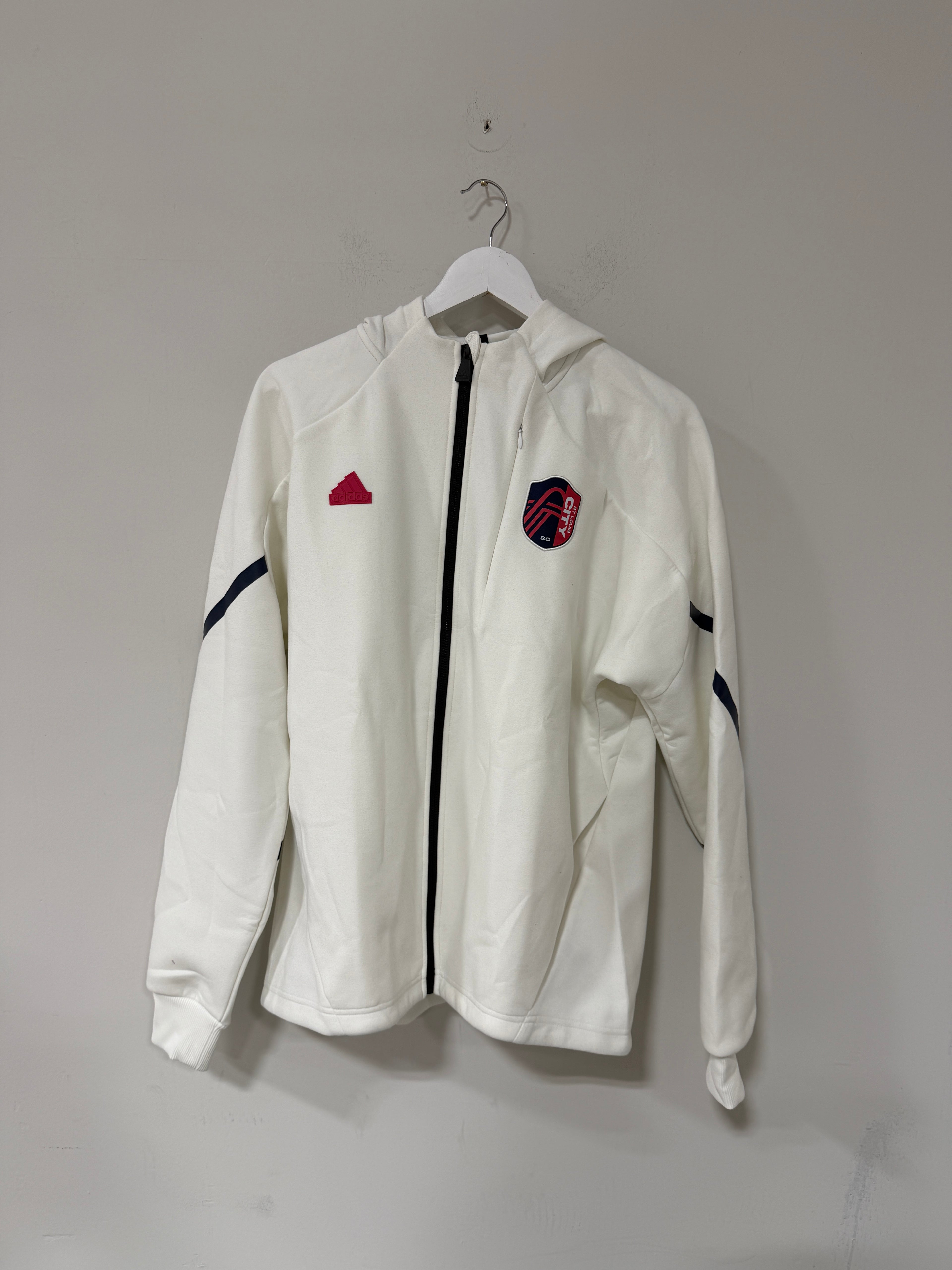 Adidas St. Louis City SC Anthem Jacket – White