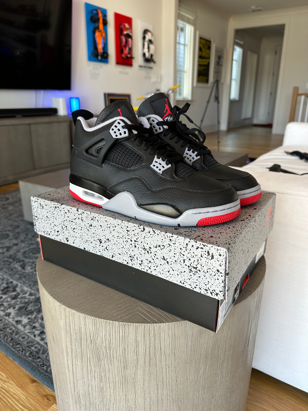 Jordan 4 Retro Bred Reimagined Sz 11