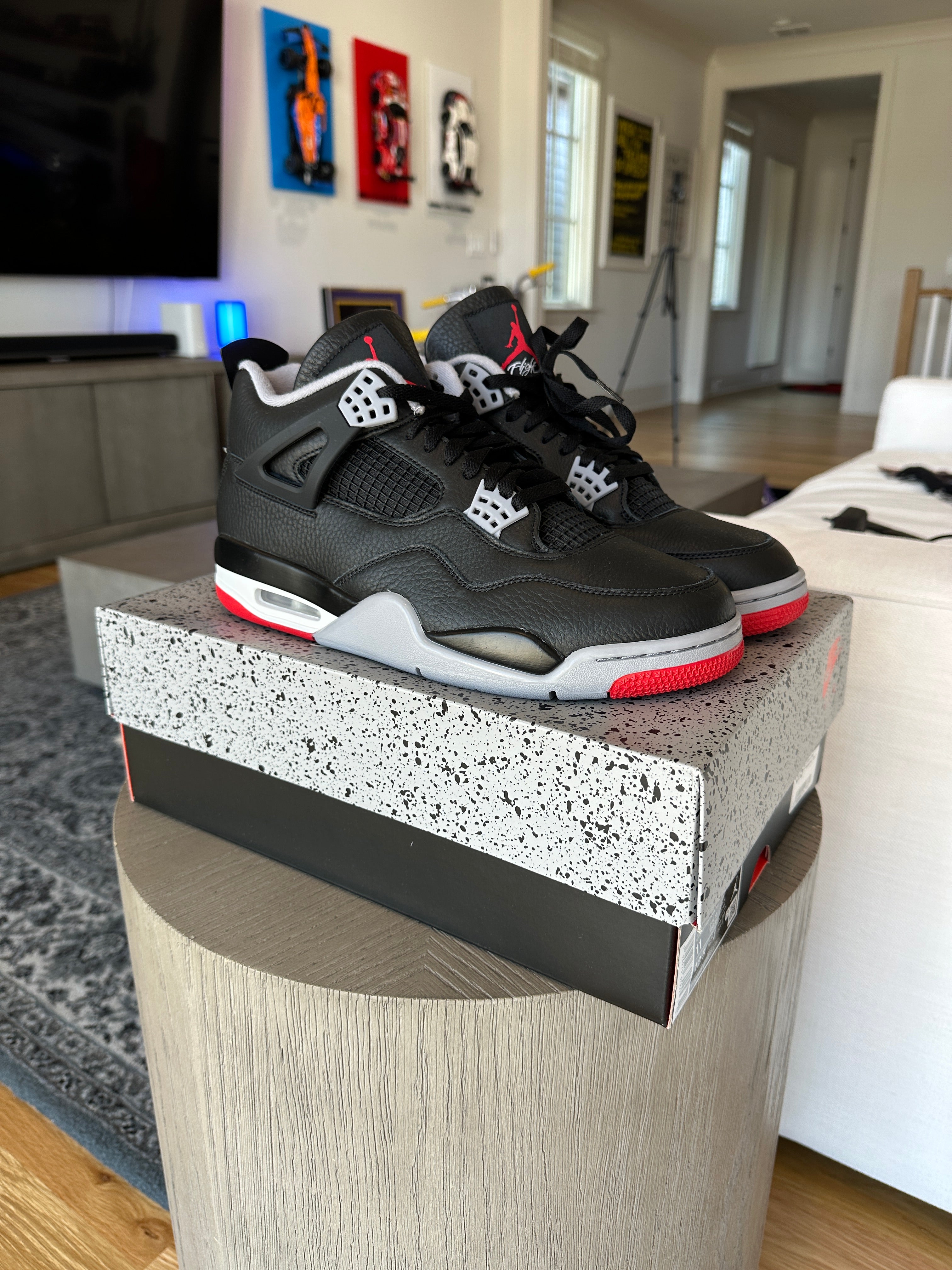 Jordan 4 Retro Bred Reimagined Sz 11