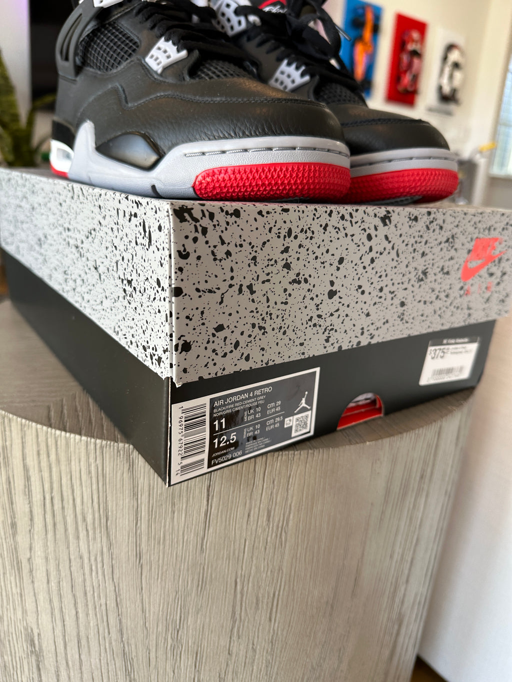 Jordan 4 Retro Bred Reimagined Sz 11