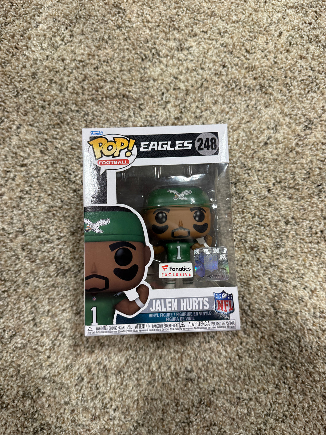 Funko Pop! Vinyl: Jalen Hurts - Fanatics (Exclusive) #248