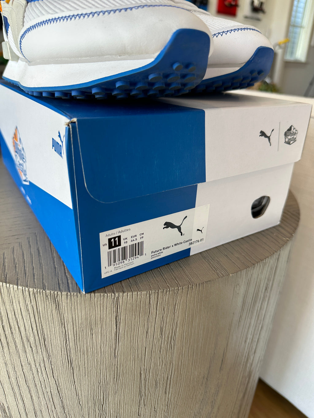 Puma Future Rider White Castle Sz 11