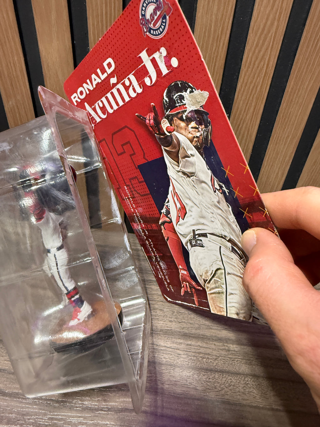 Ronald Acuna Jr. Mini Bobblehead Atlanta Braves Kids Only SGA 2021