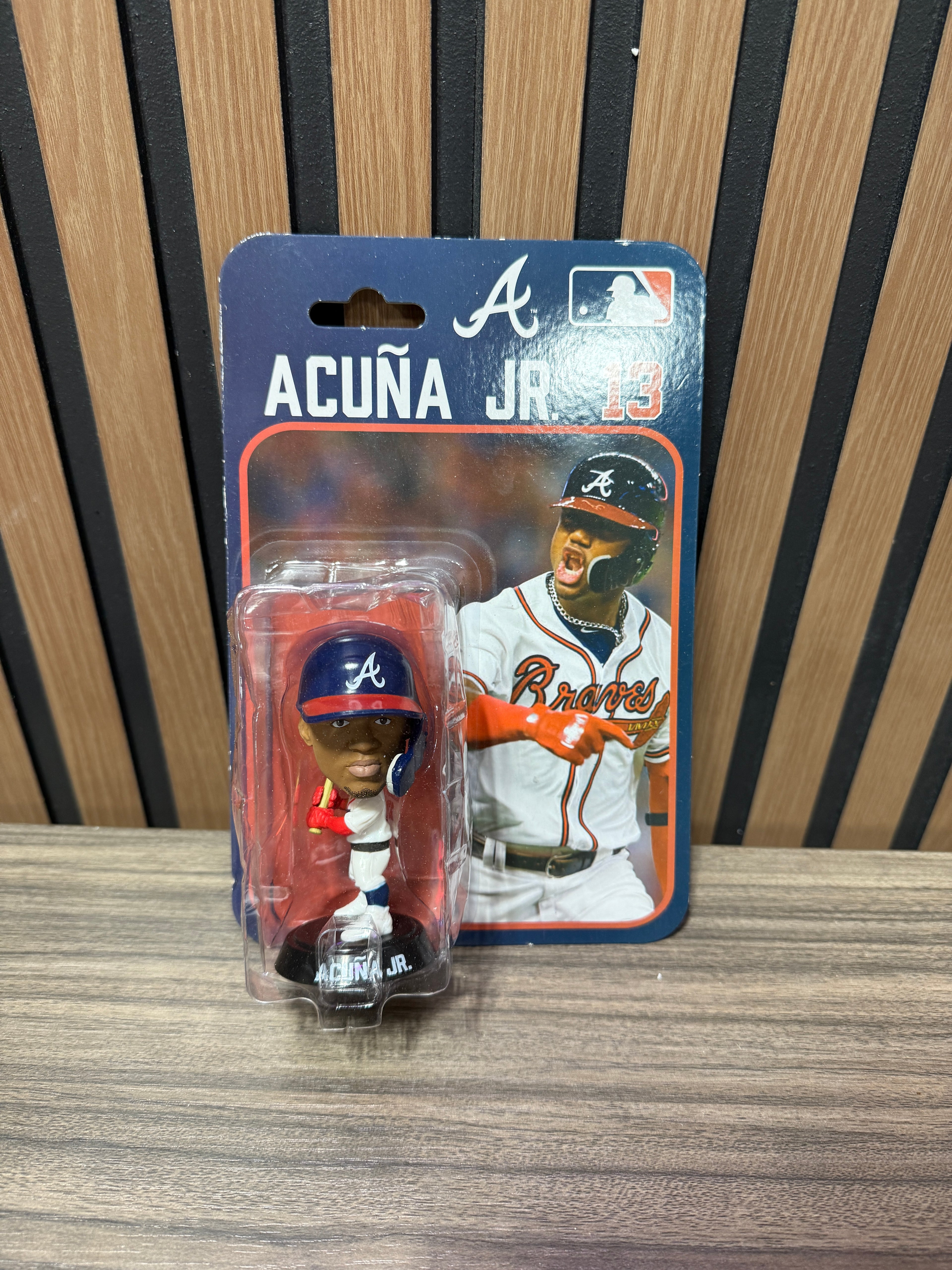 Ronald Acuna Jr. Atlanta Braves Imports Dragon Bobblehead Figure
