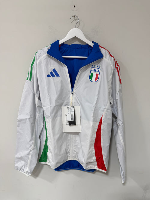 Adidas Italy National Team Anthem Reversible Jacket – Blue/White