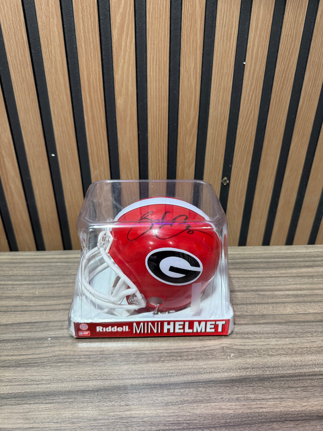 UGA Brandon Boykin Signed Mini helmet