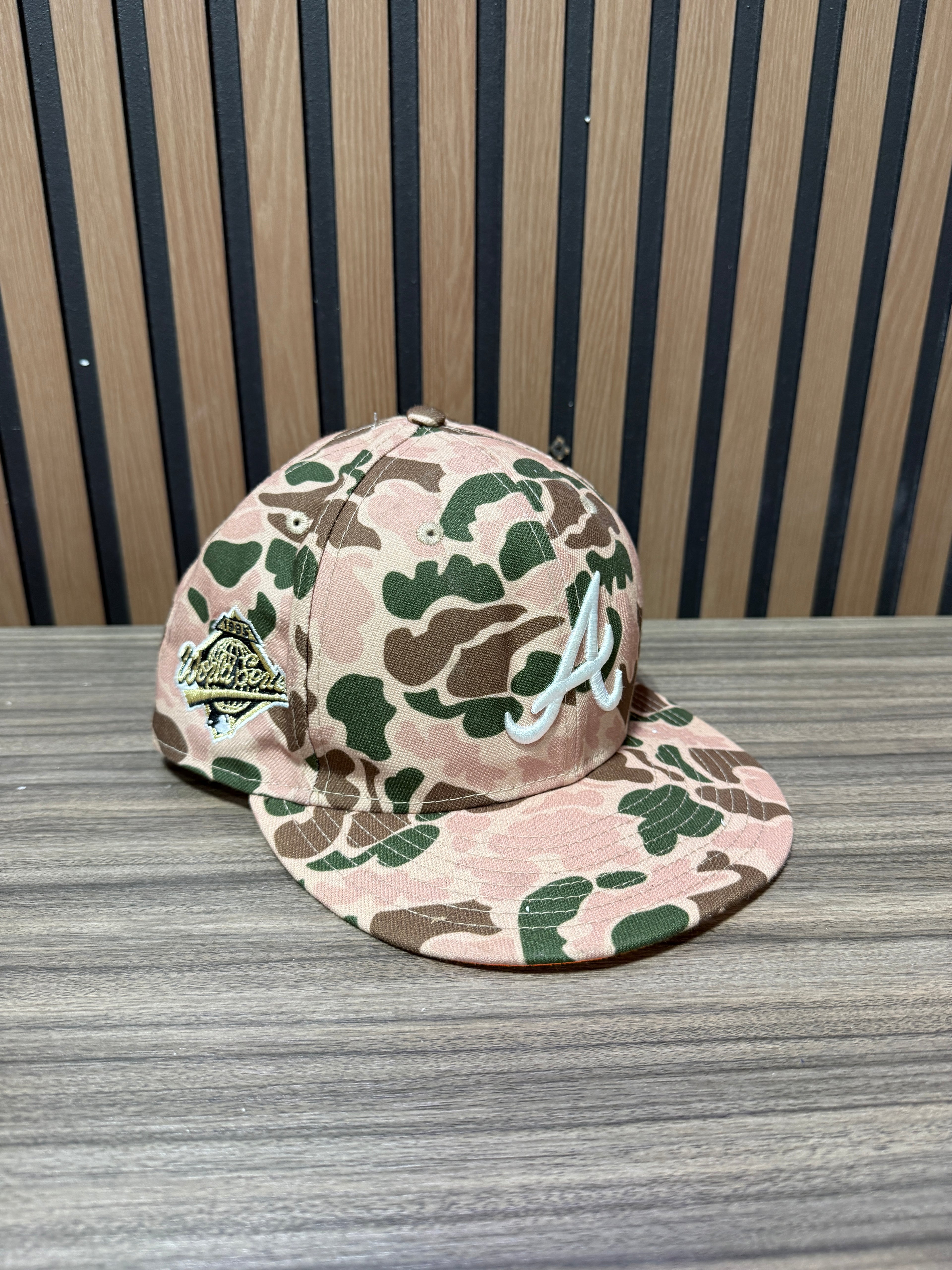 Atlanta Braves Camo 7 3/8 Hat