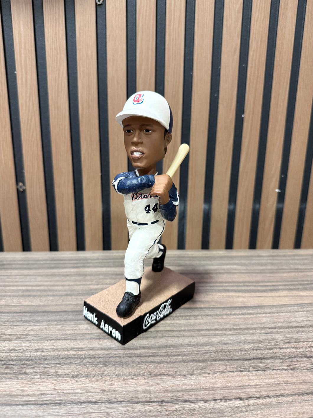 Hank Aaron Atlanta Braves Throwback Bobblehead Atlanta Braves SGA No Box