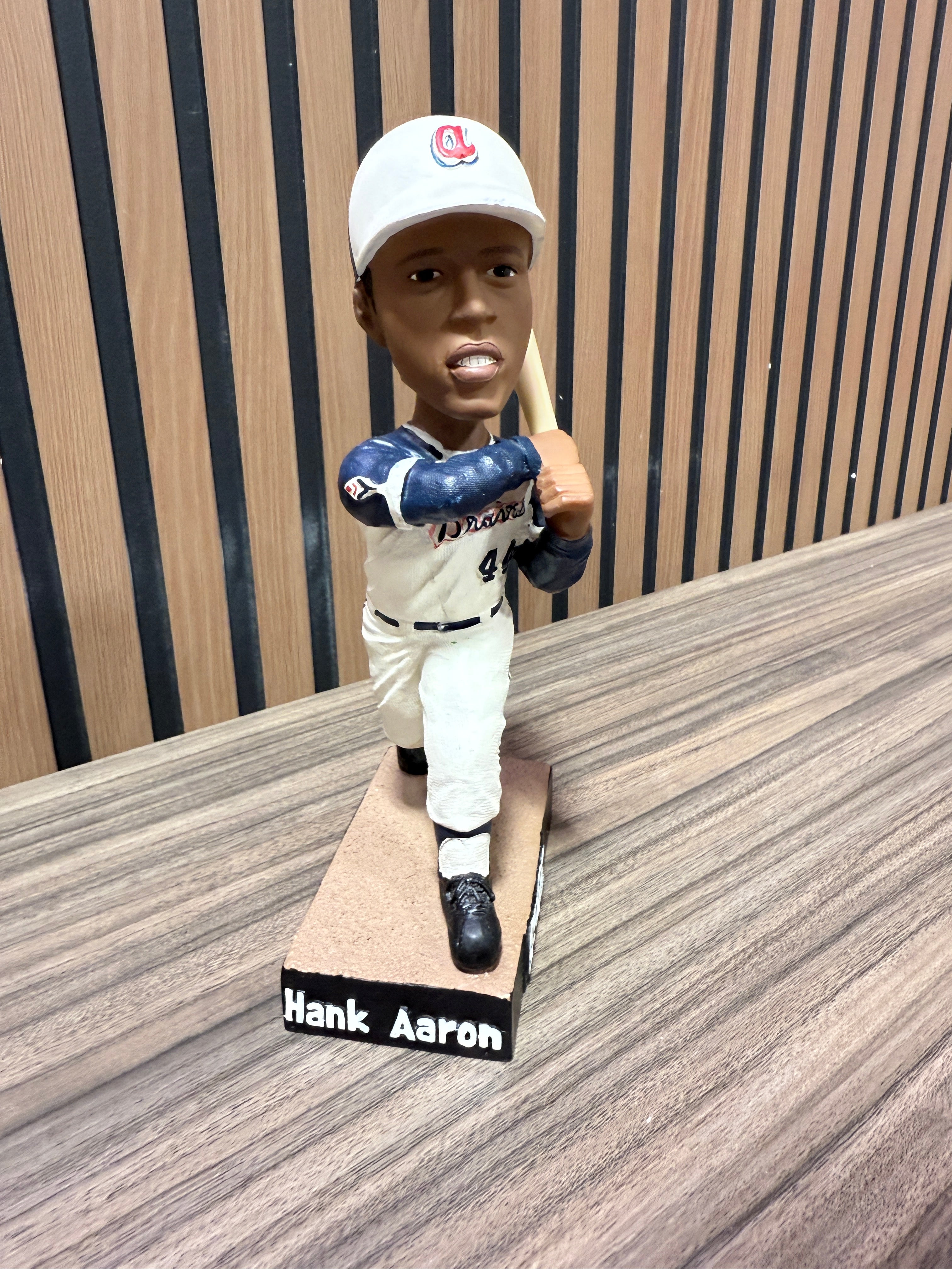 Hank Aaron Atlanta Braves Throwback Bobblehead Atlanta Braves SGA No Box