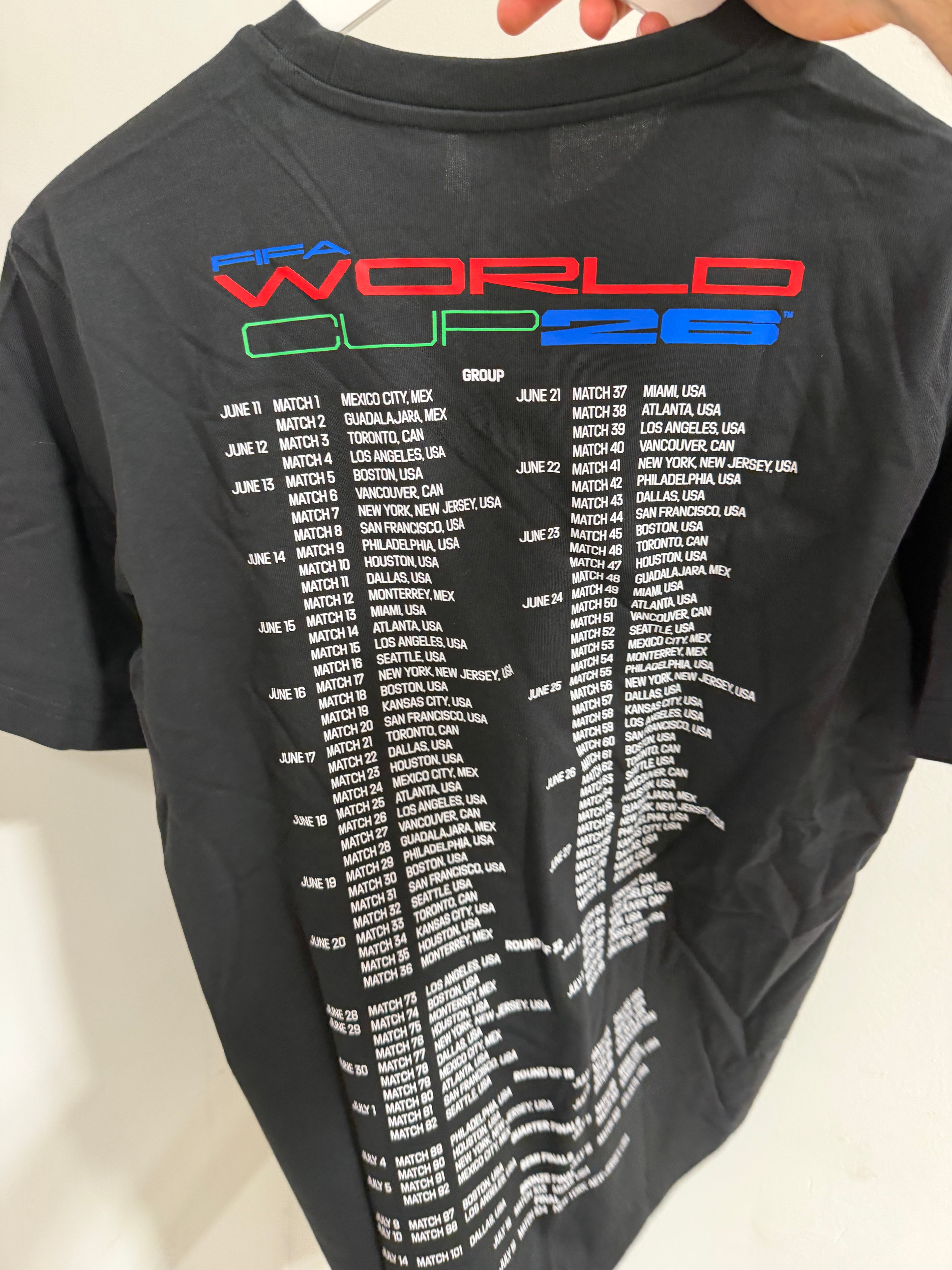 adidas FIFA World Cup 26 World Cup Tour Shirt Black