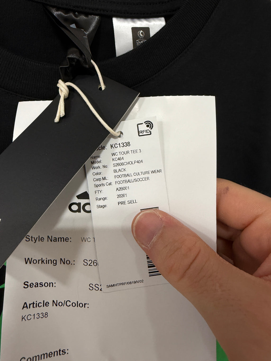 adidas FIFA World Cup 26 World Cup Tour Shirt Black