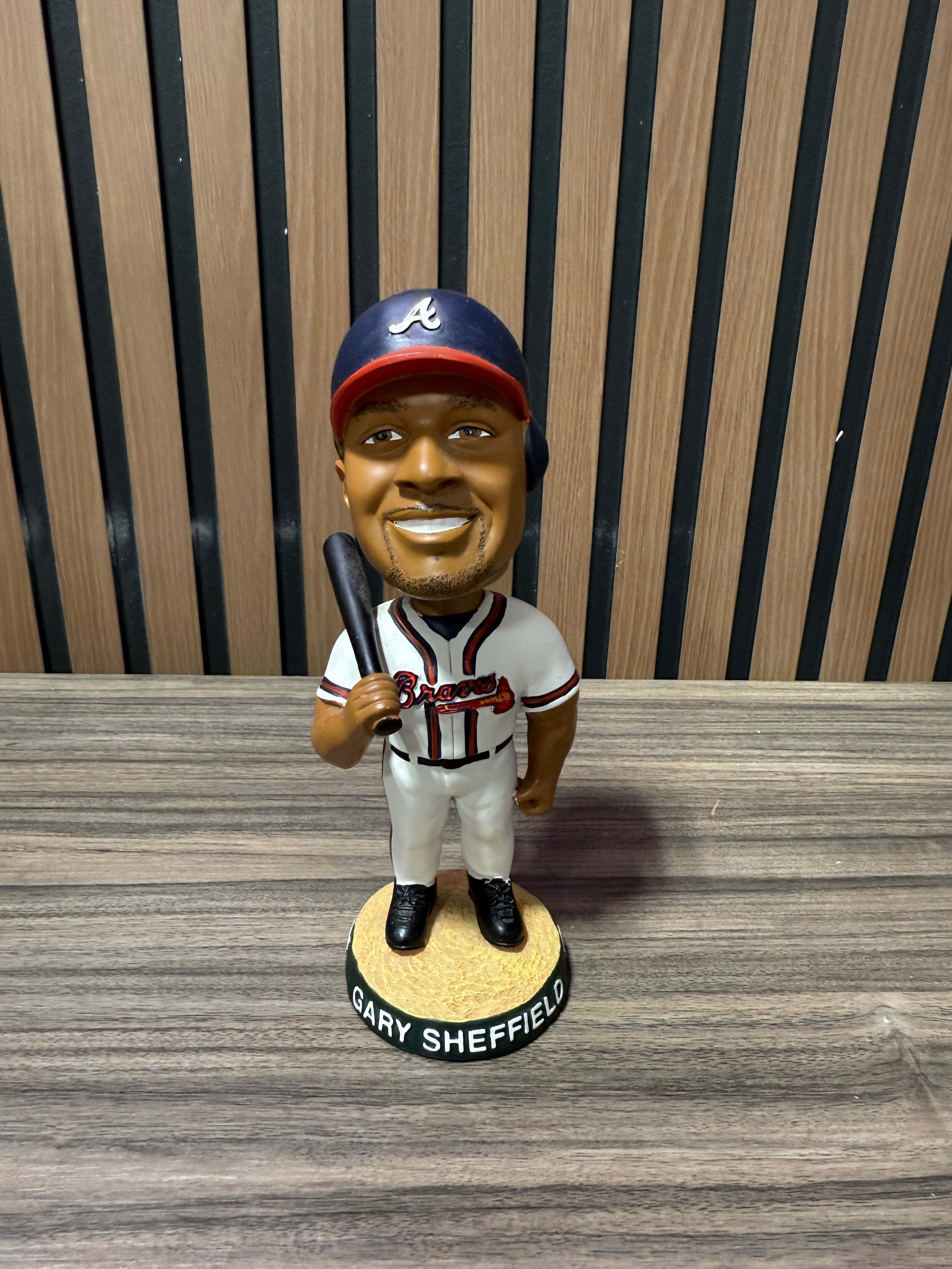 2002 MLB Gary Sheffield Bobblehead Atlanta Braves Coca-Cola No Box