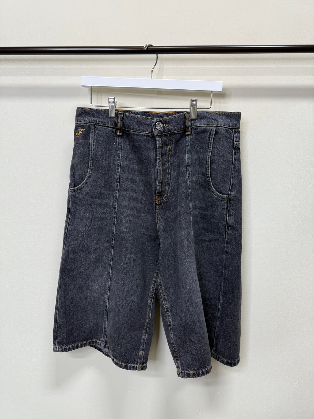 545 Denim Shorts black Sz M