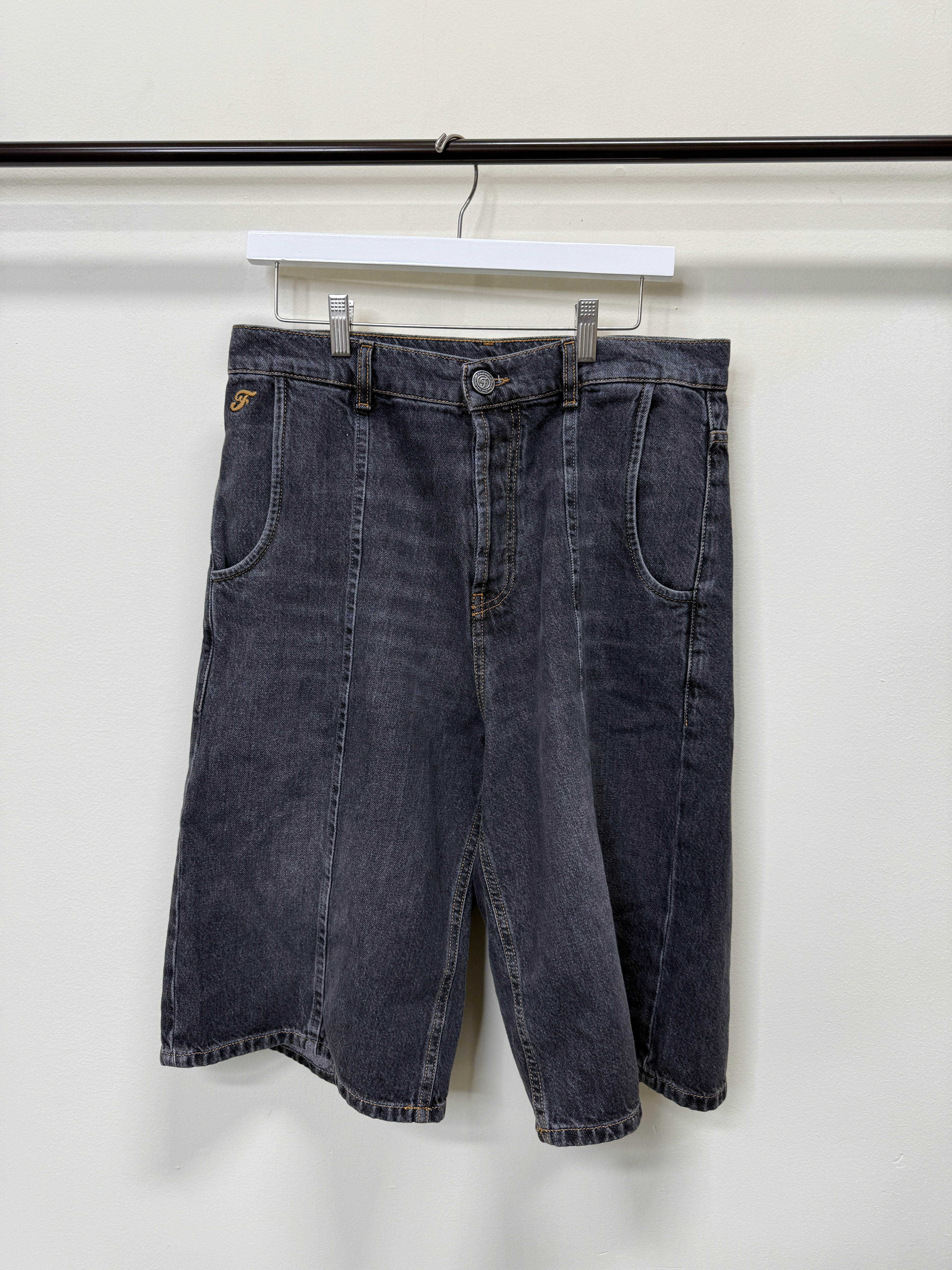 545 Denim Shorts black Sz M