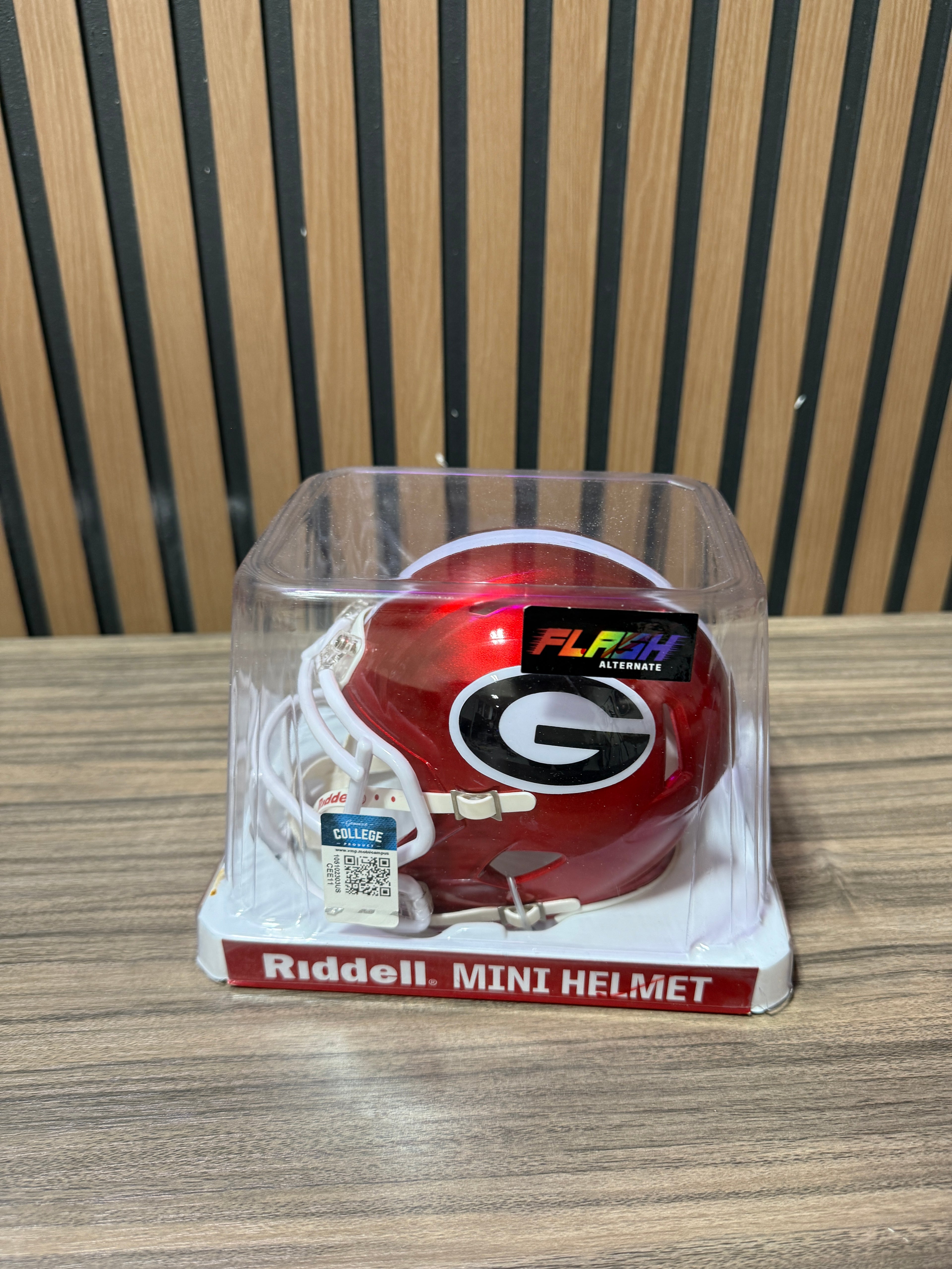 Amarlo Herrera Georgia Bulldogs Signed Mini Helmet