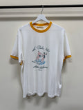 545 T-Shirt White/Yellow Sz M