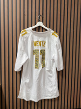Load image into Gallery viewer, Philadelphia Eagles Carson Wentz (11) Army Jersey “SALUTE TO SERVICE” Size XL
