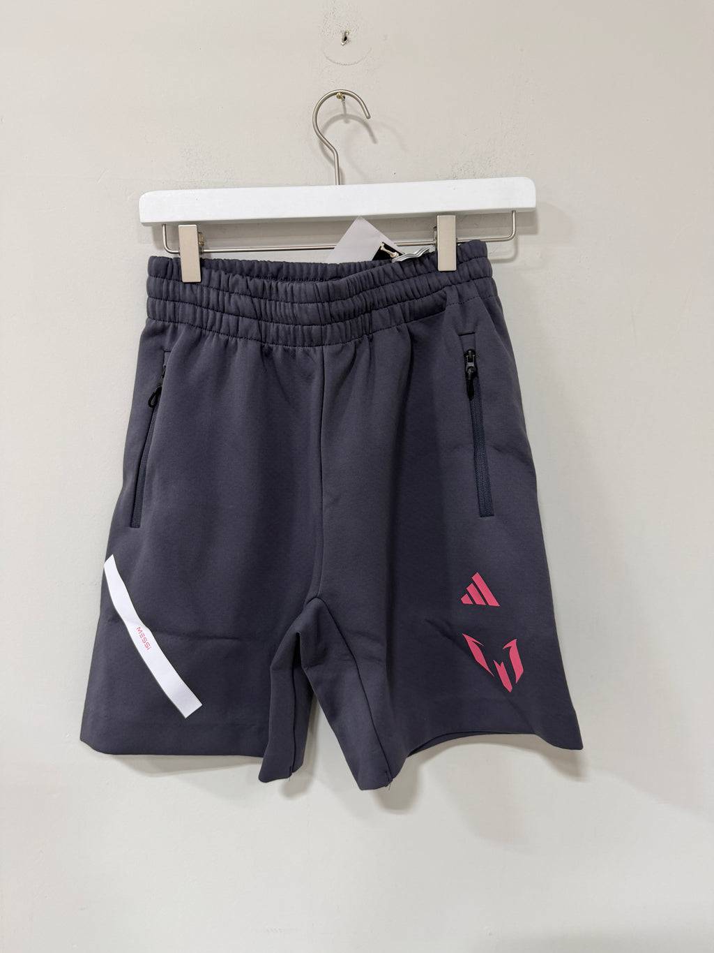 Adidas Messi ZNE Short Grey Youth