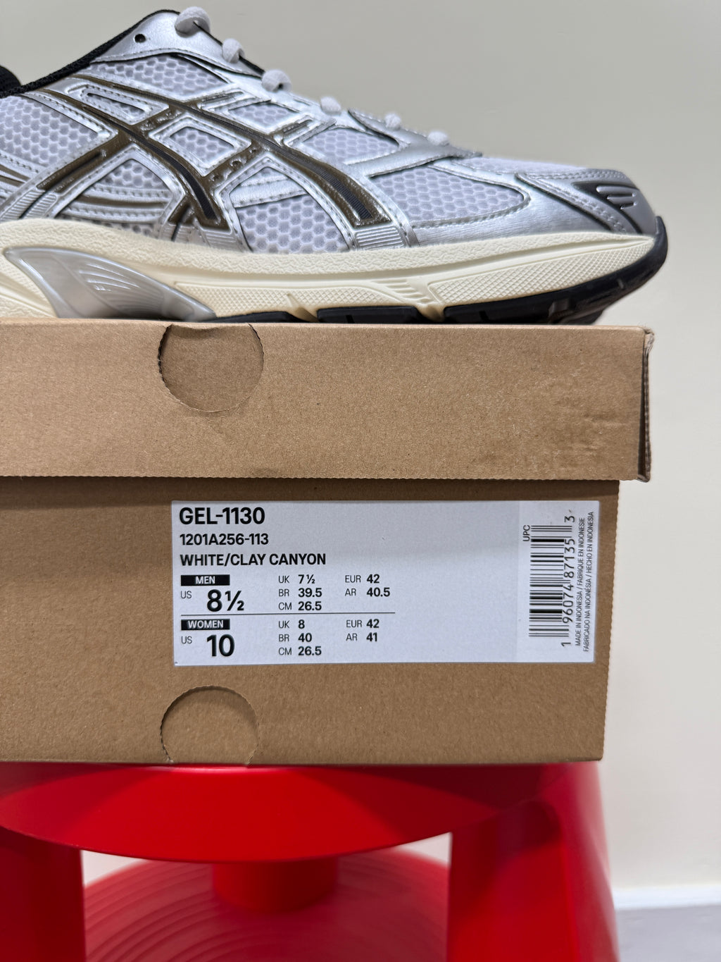 Asics Gel 1130 White Clay Canyon Sz 8.5