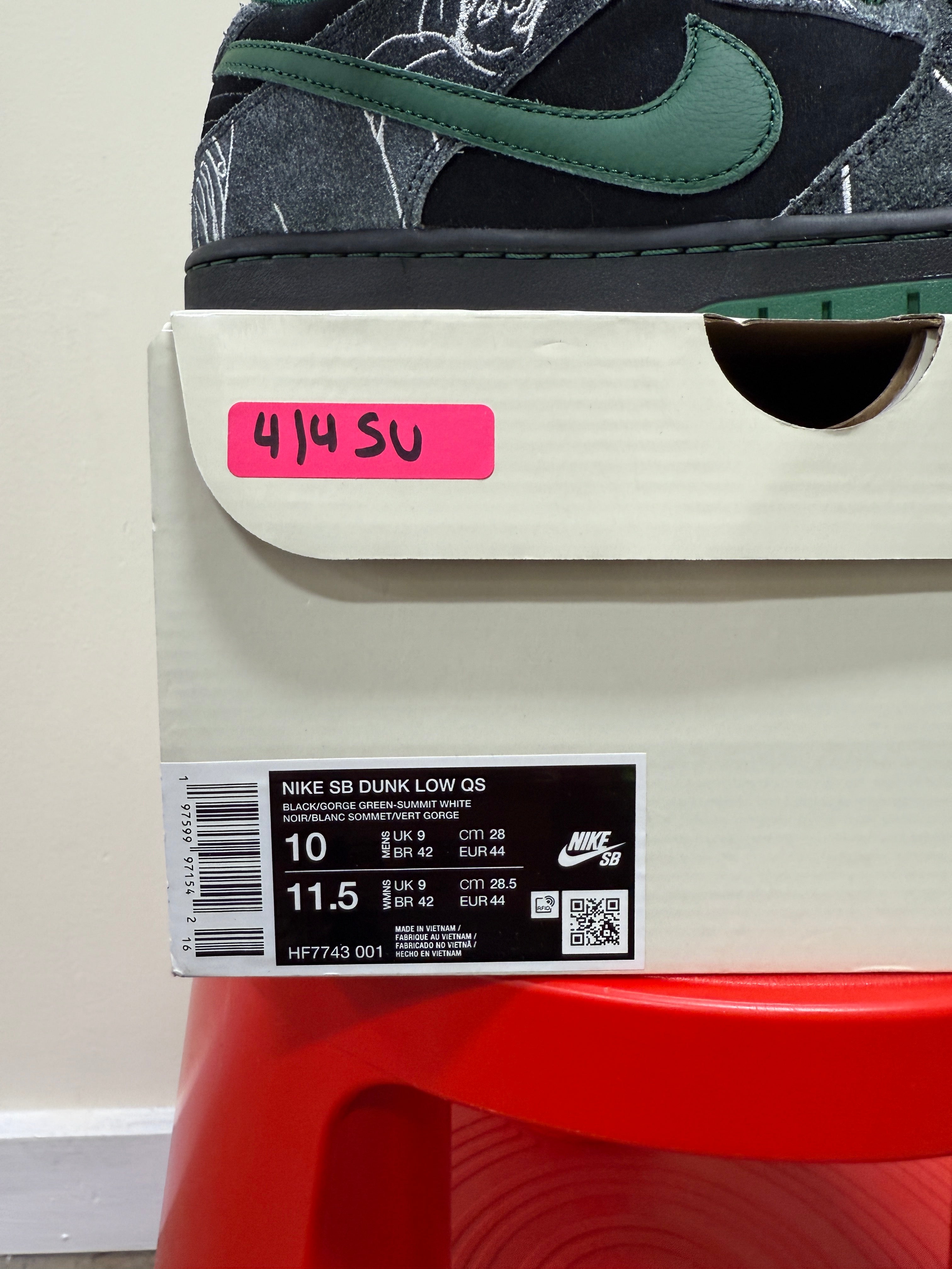 Nike SB Dunk Low There Skateboards Sz 10