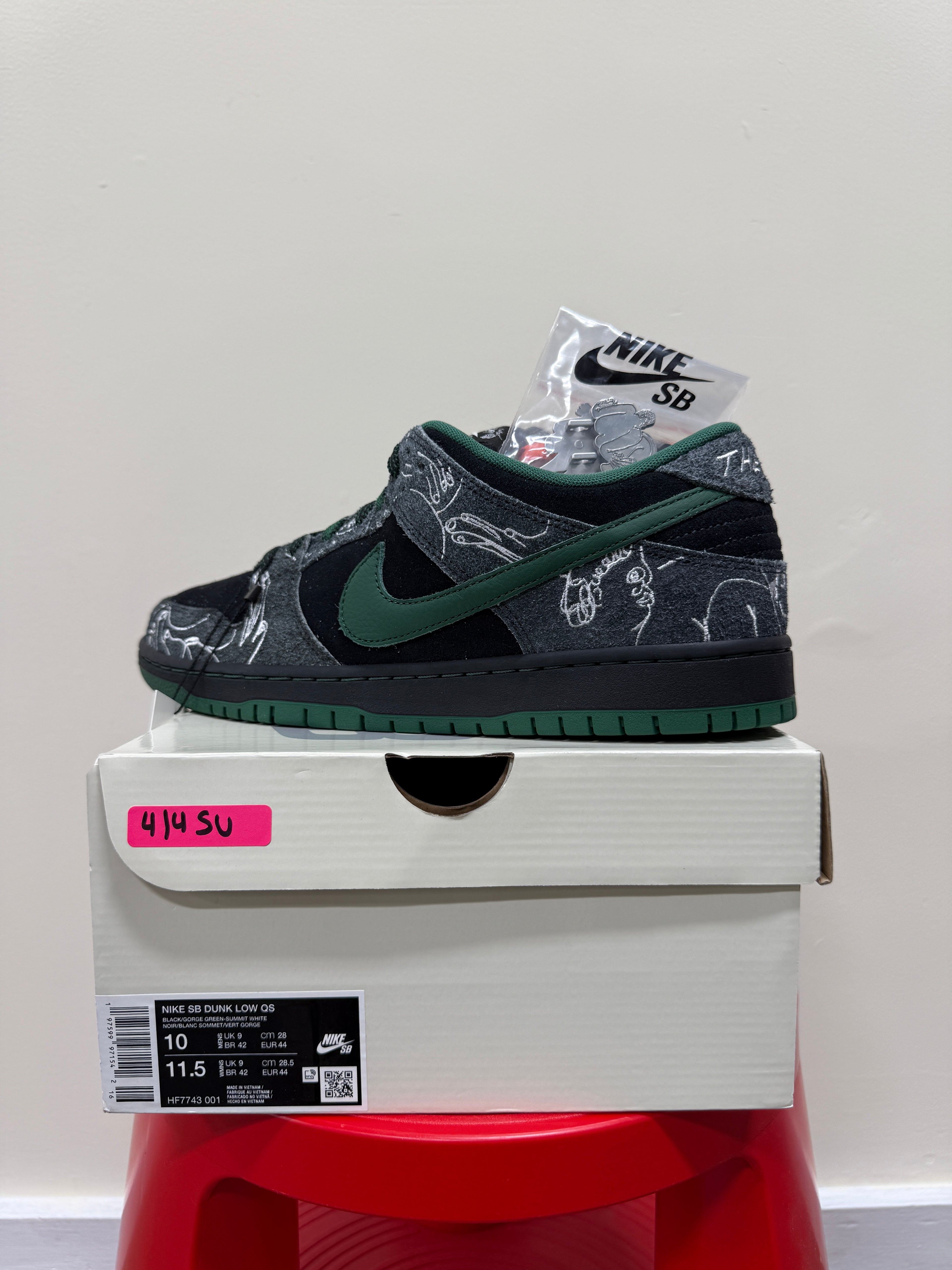 Nike SB Dunk Low There Skateboards Sz 10