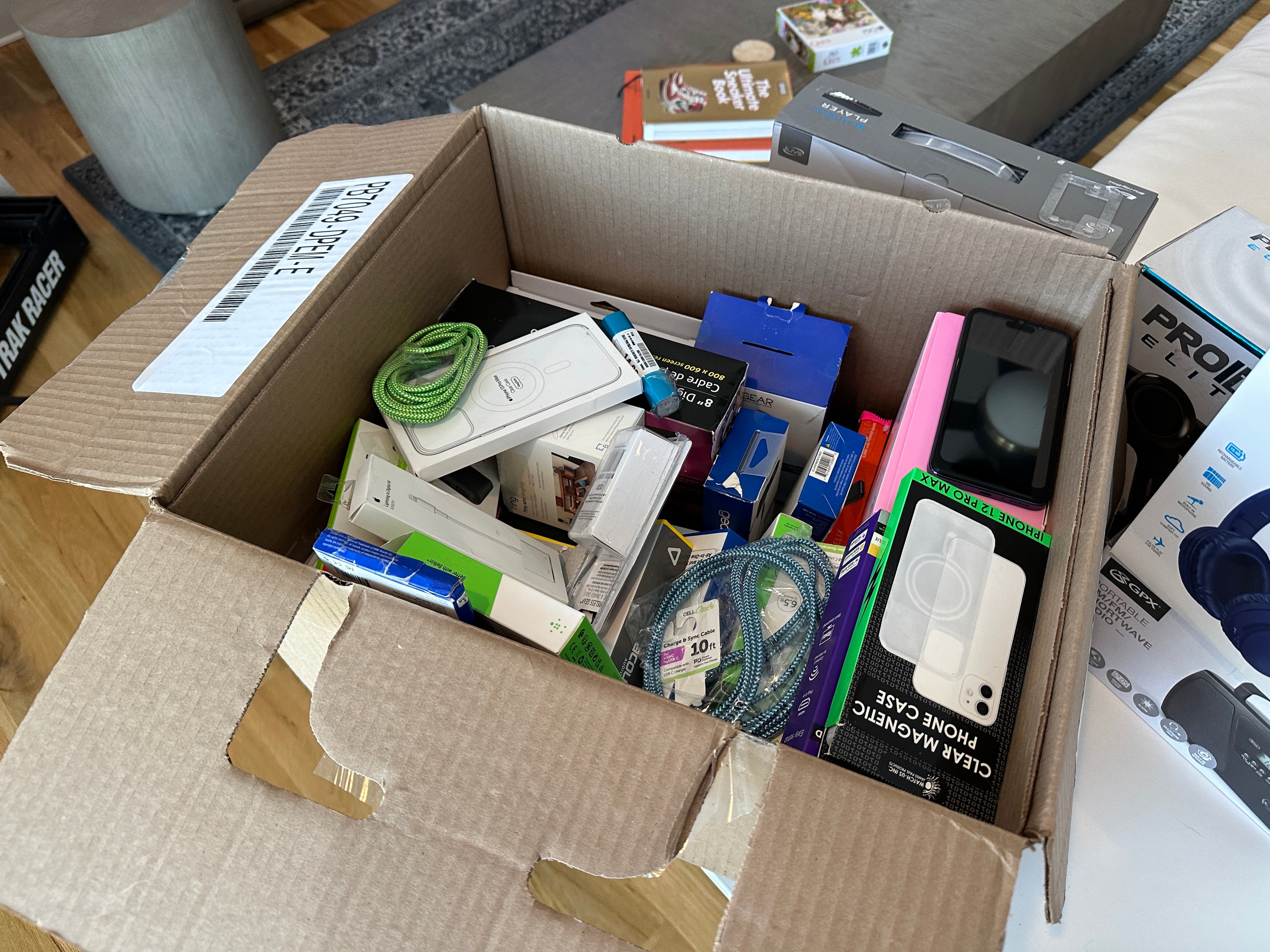 Electronics Return Box (Apple, Ring, Chargers)