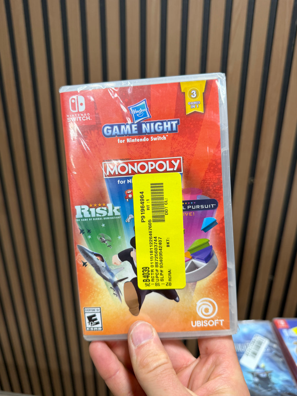 Hasbro Game Night - Nintendo Switch Monopoly, Trivial Pursuit Live, & Risk
