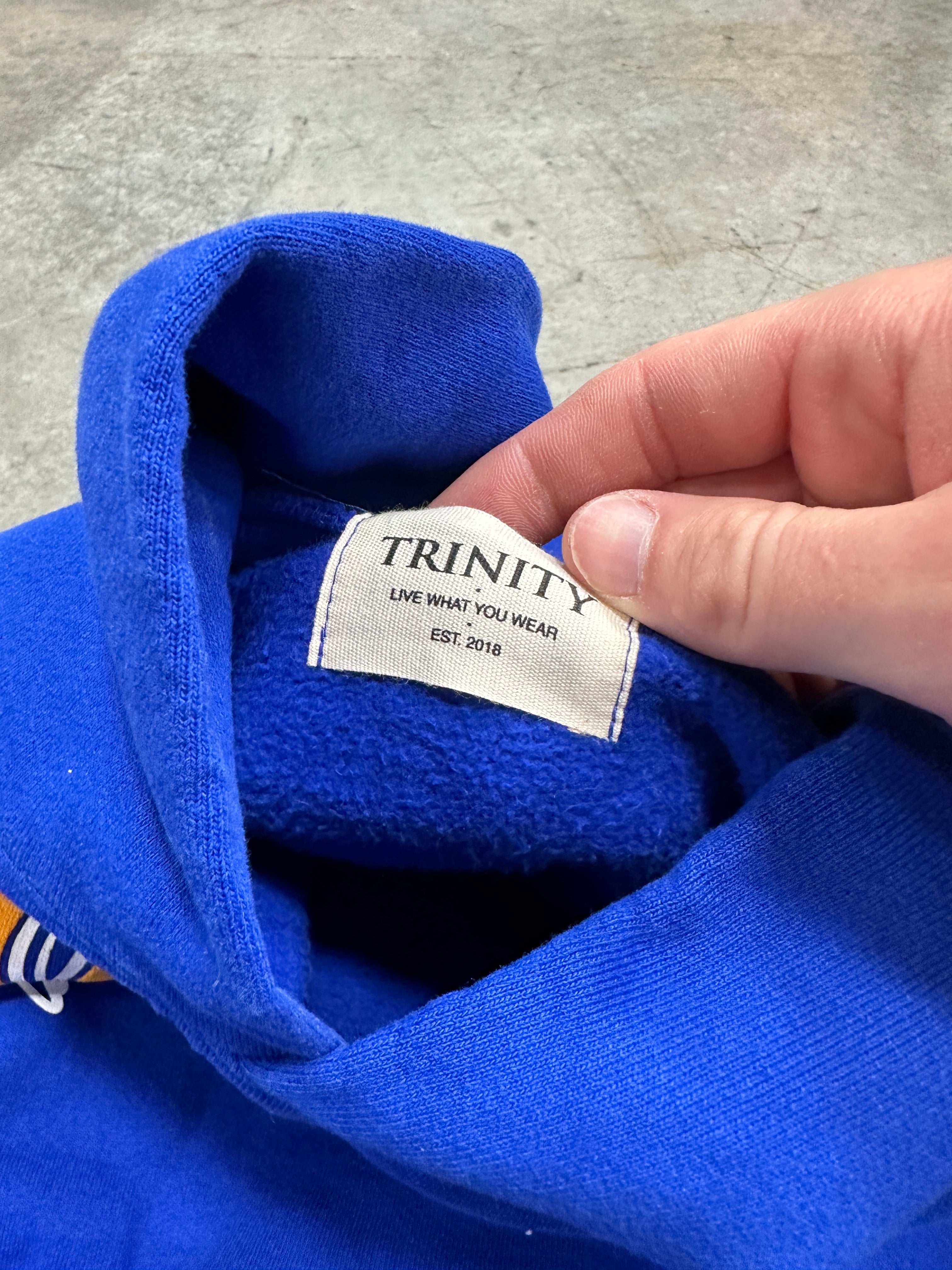 Trinity Blue Hoodie Sz XL