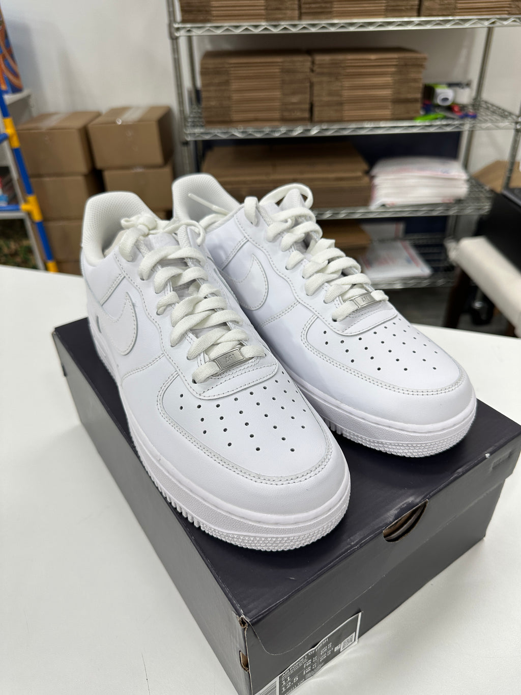 White Air Force 1 Size 11
