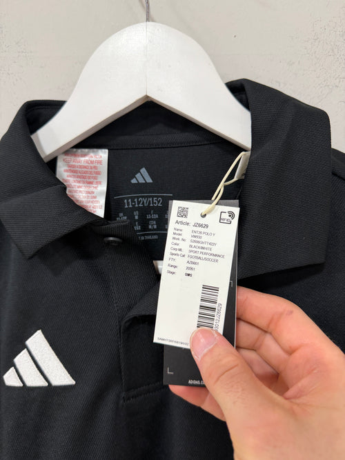 Adidas Entrada 26 Polo Youth – Black/White
