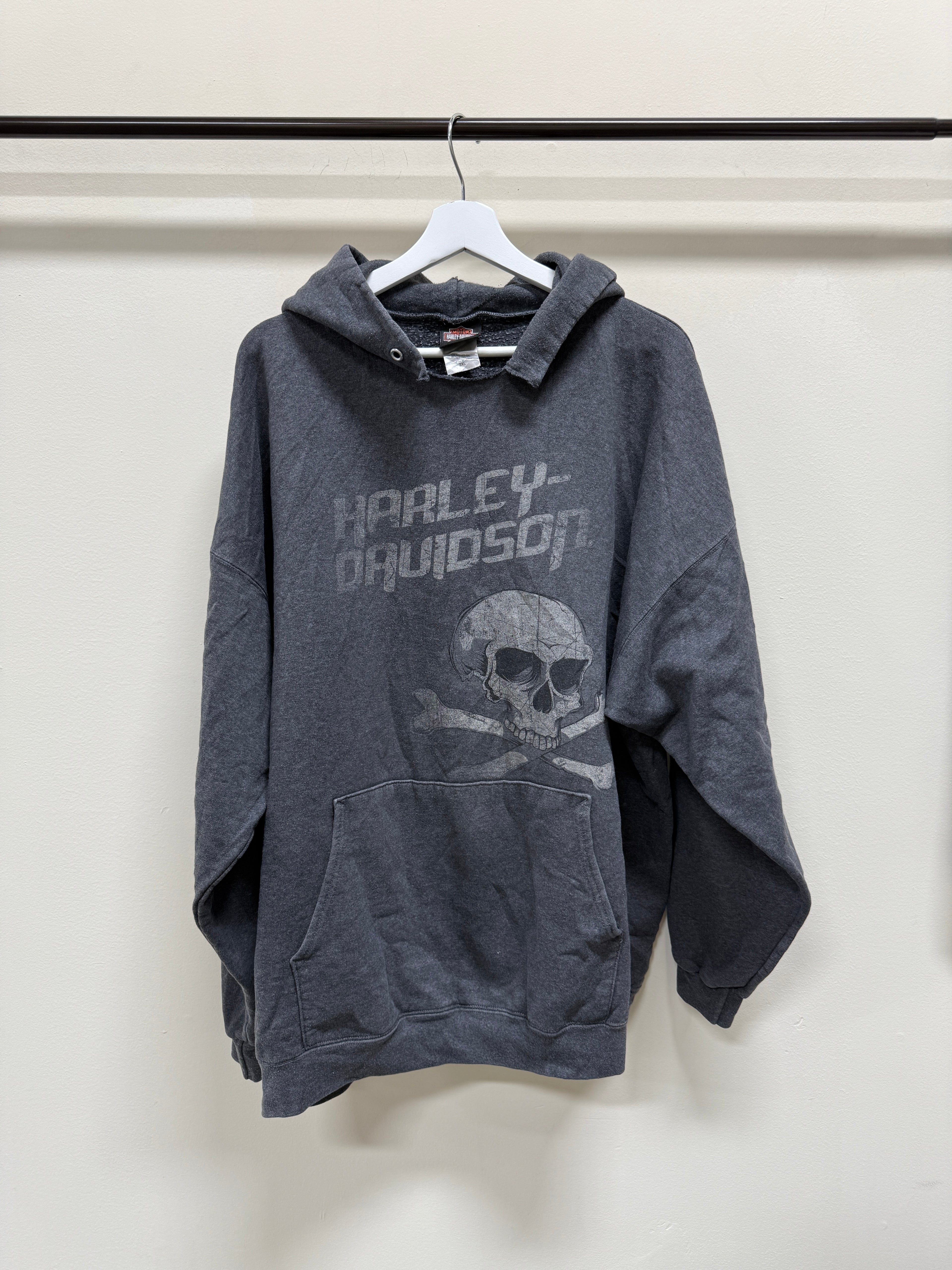 Harley Davidson Big Barn Hoodie Sz 2XL