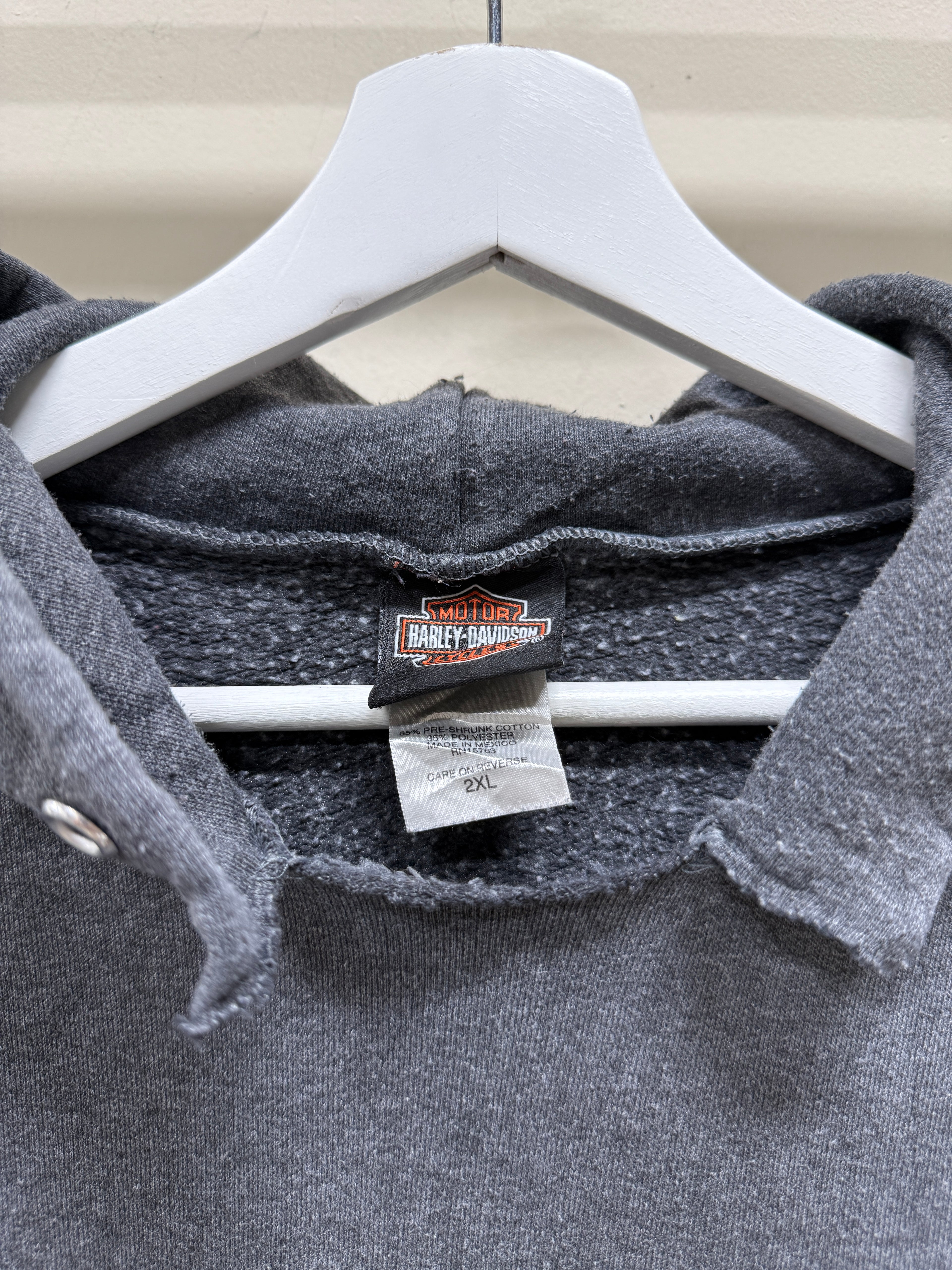 Harley Davidson Big Barn Hoodie Sz 2XL