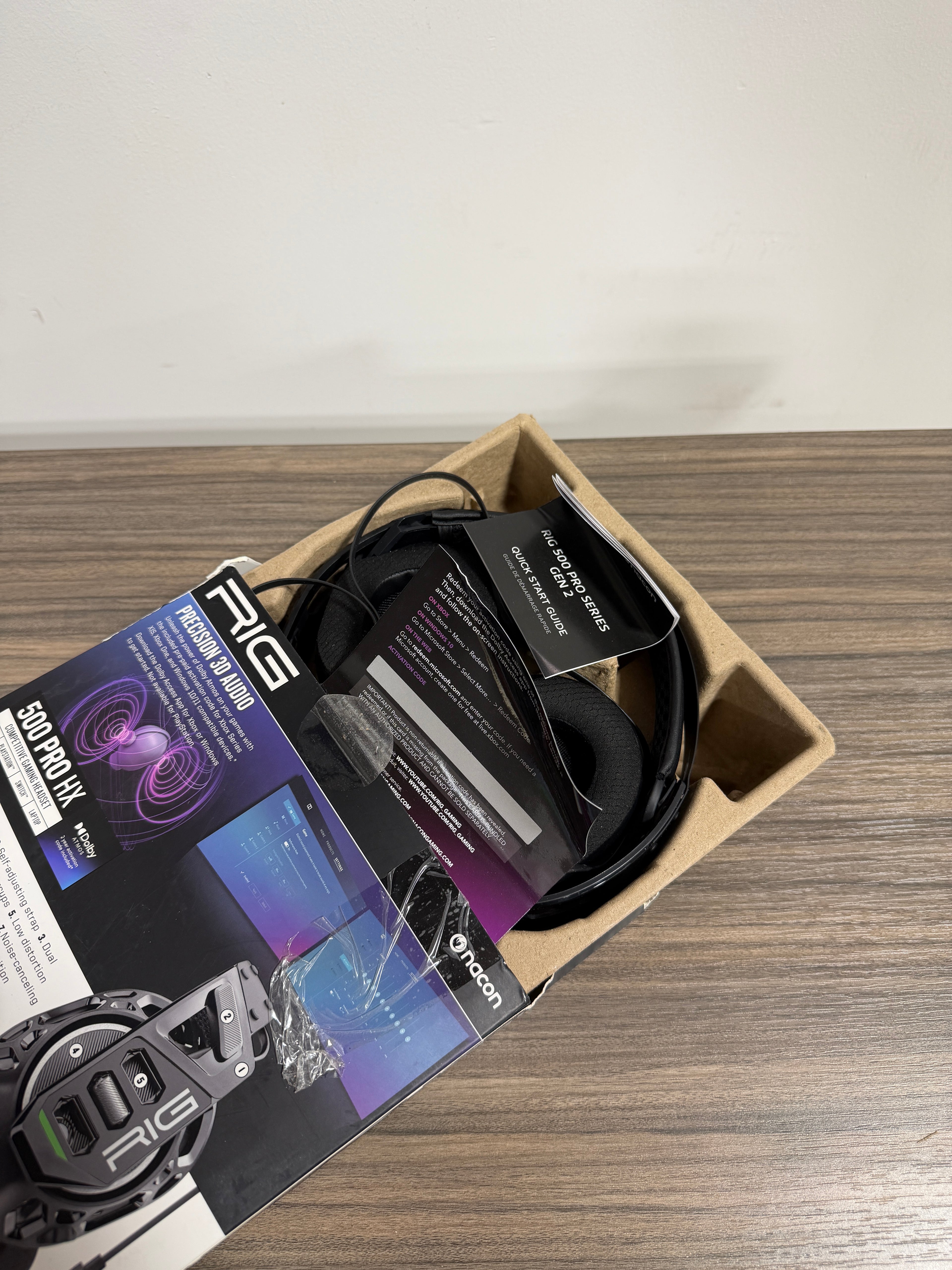 RIG 500 PRO HX Gen 2 Xbox Gaming Headset with 3D Audio