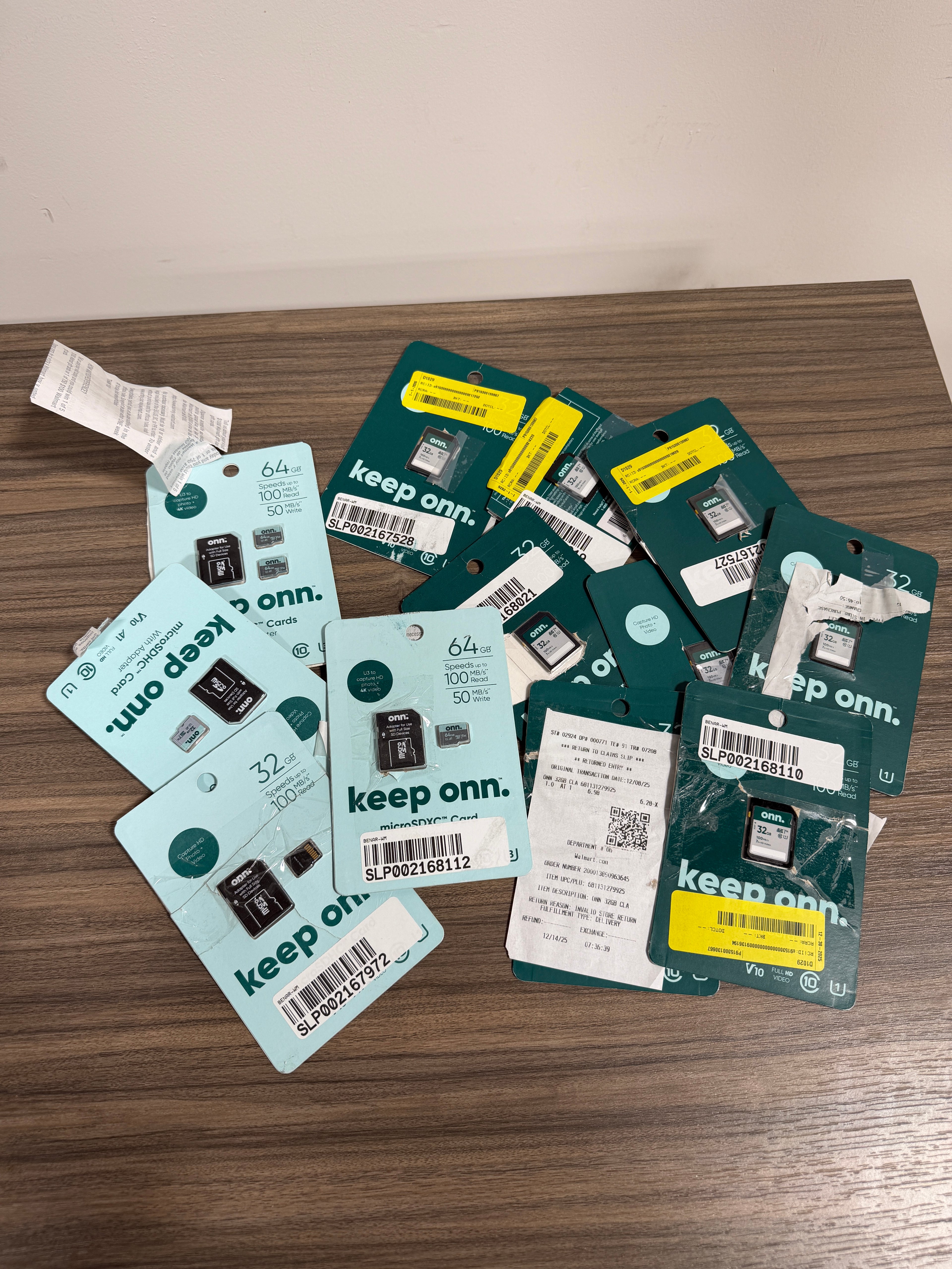 Keep Onn  SD Cards/Micro SD Cards (ALL IN PHOTOS)