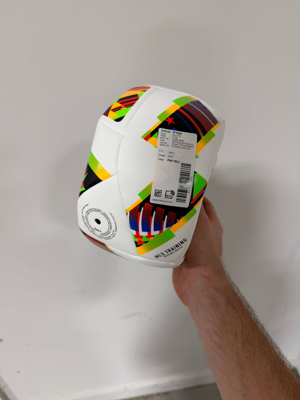 didas MLS 24 Training Soccer Ball 30th Anniversary