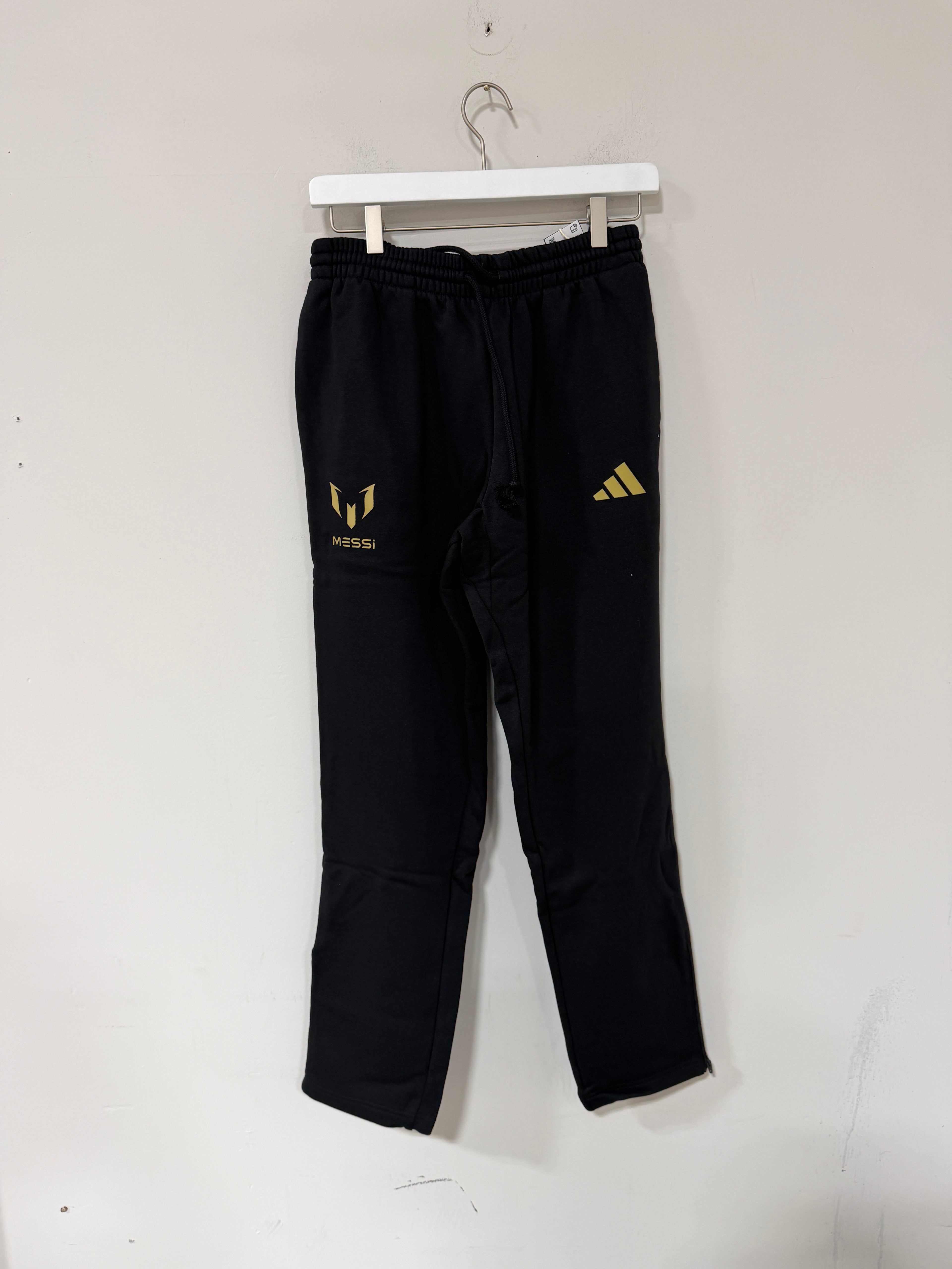 Adidas Messi fleece tracksuit bottoms Sz Medium