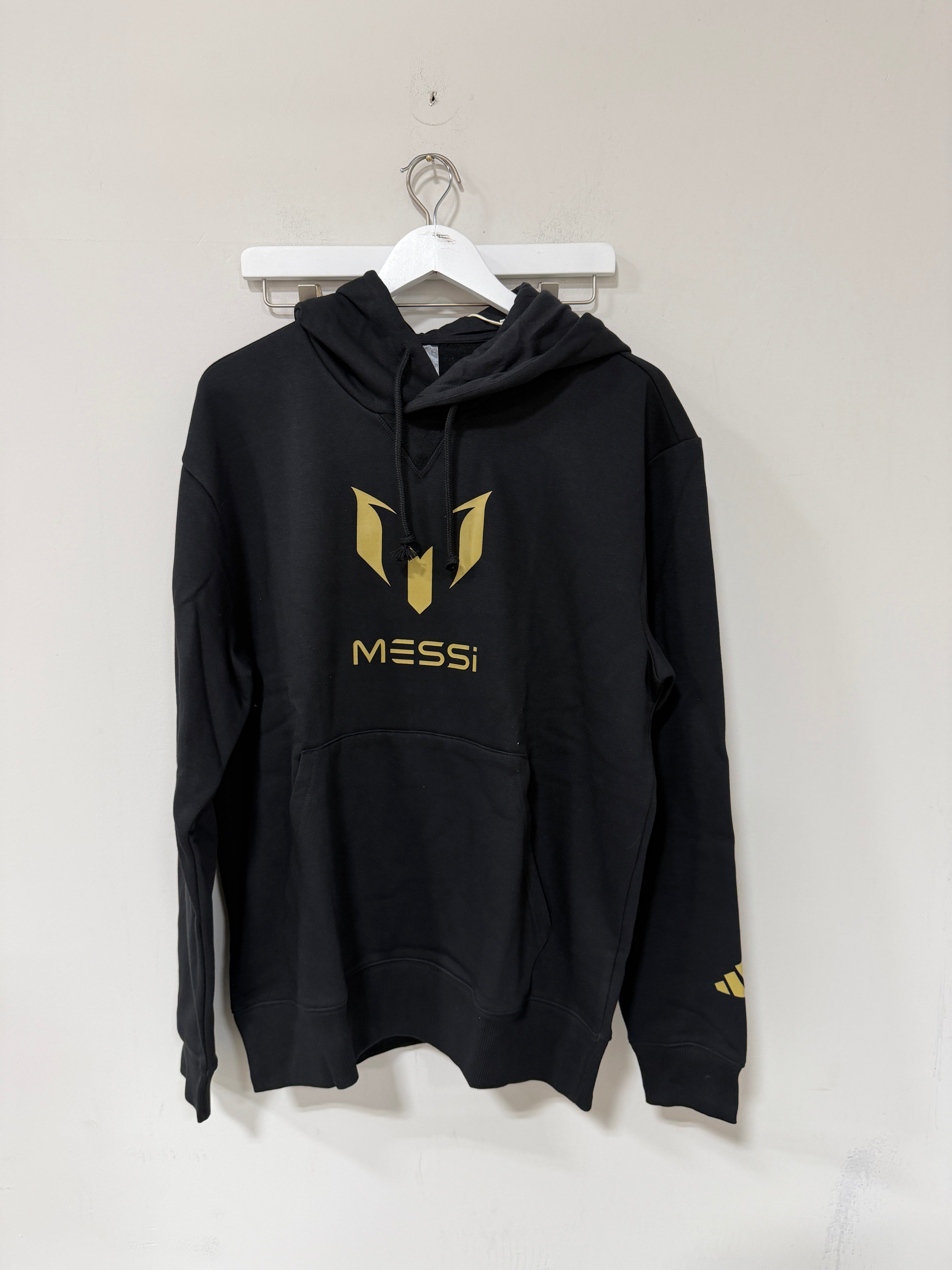 Adidas Mens Messi Pullover hoodie Black