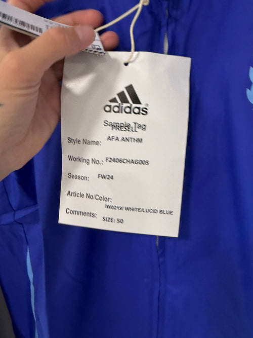Adidas Argentina Anthem Jacket Mens Sz Medium