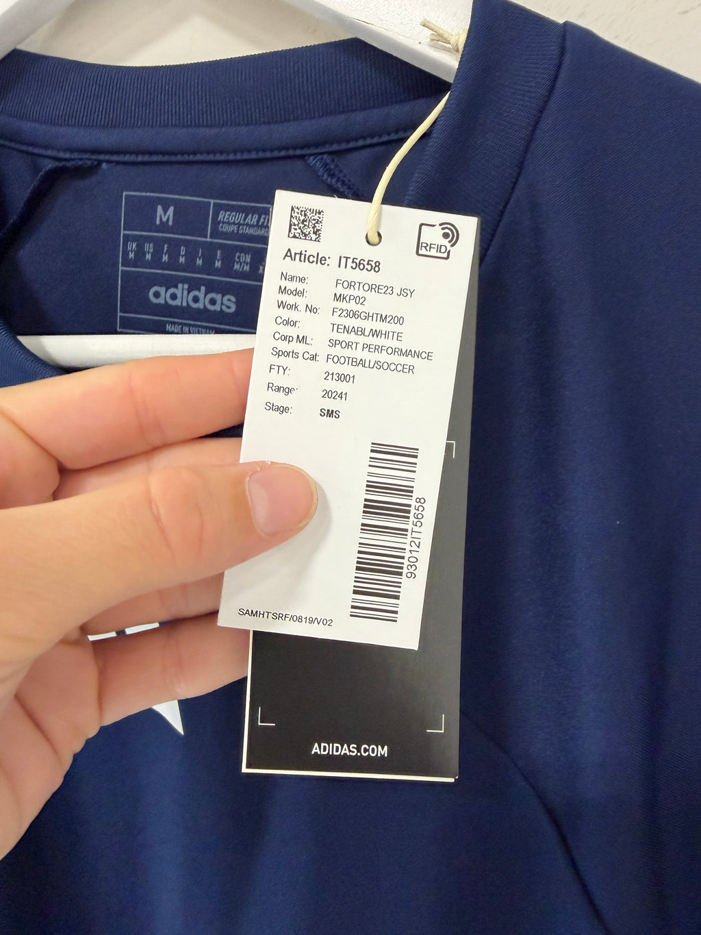 Adidas Fortore 23 Jersey Mens Sz Medium