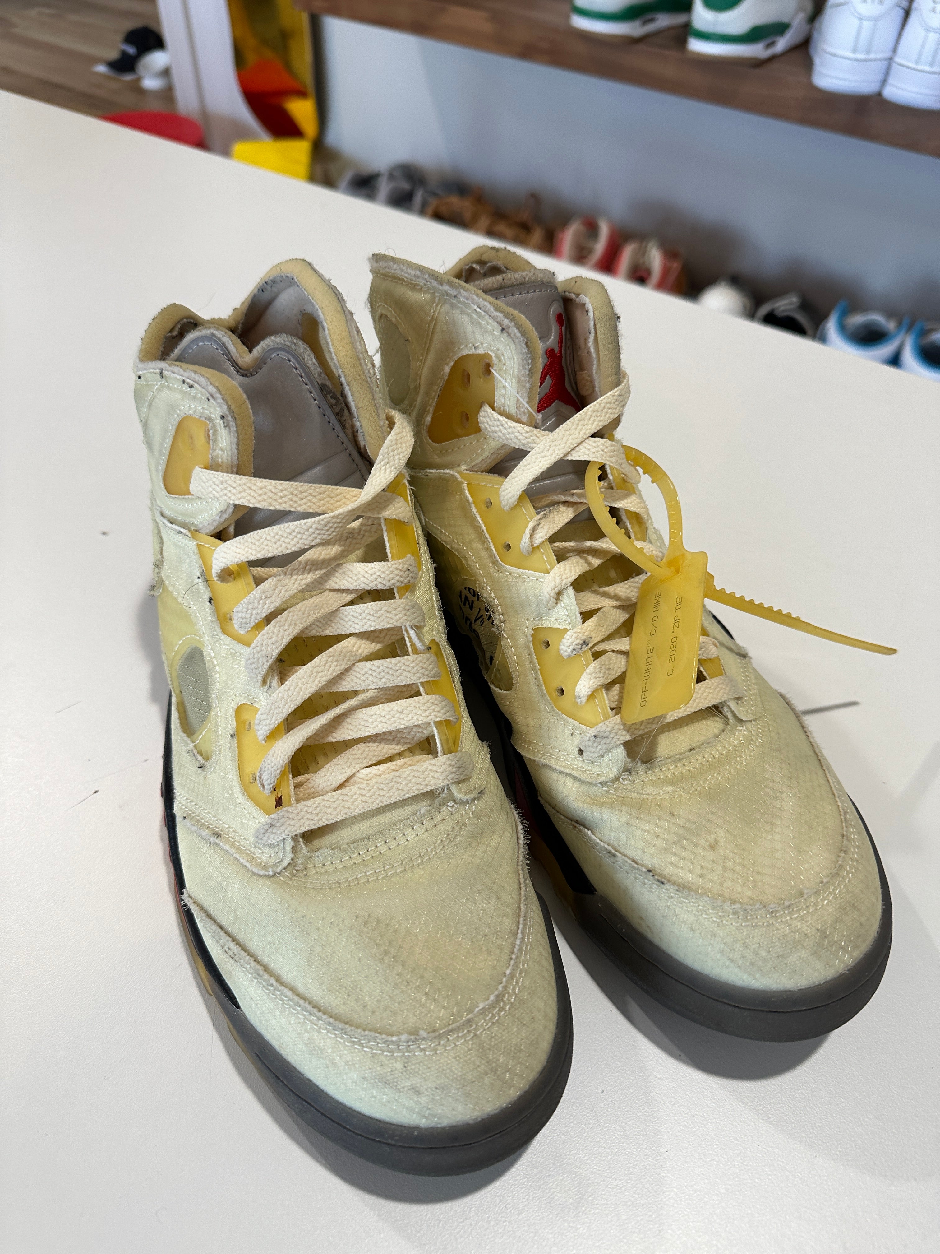 Jordan 5 Retro Off-White Sail Sz 11 NO BOX